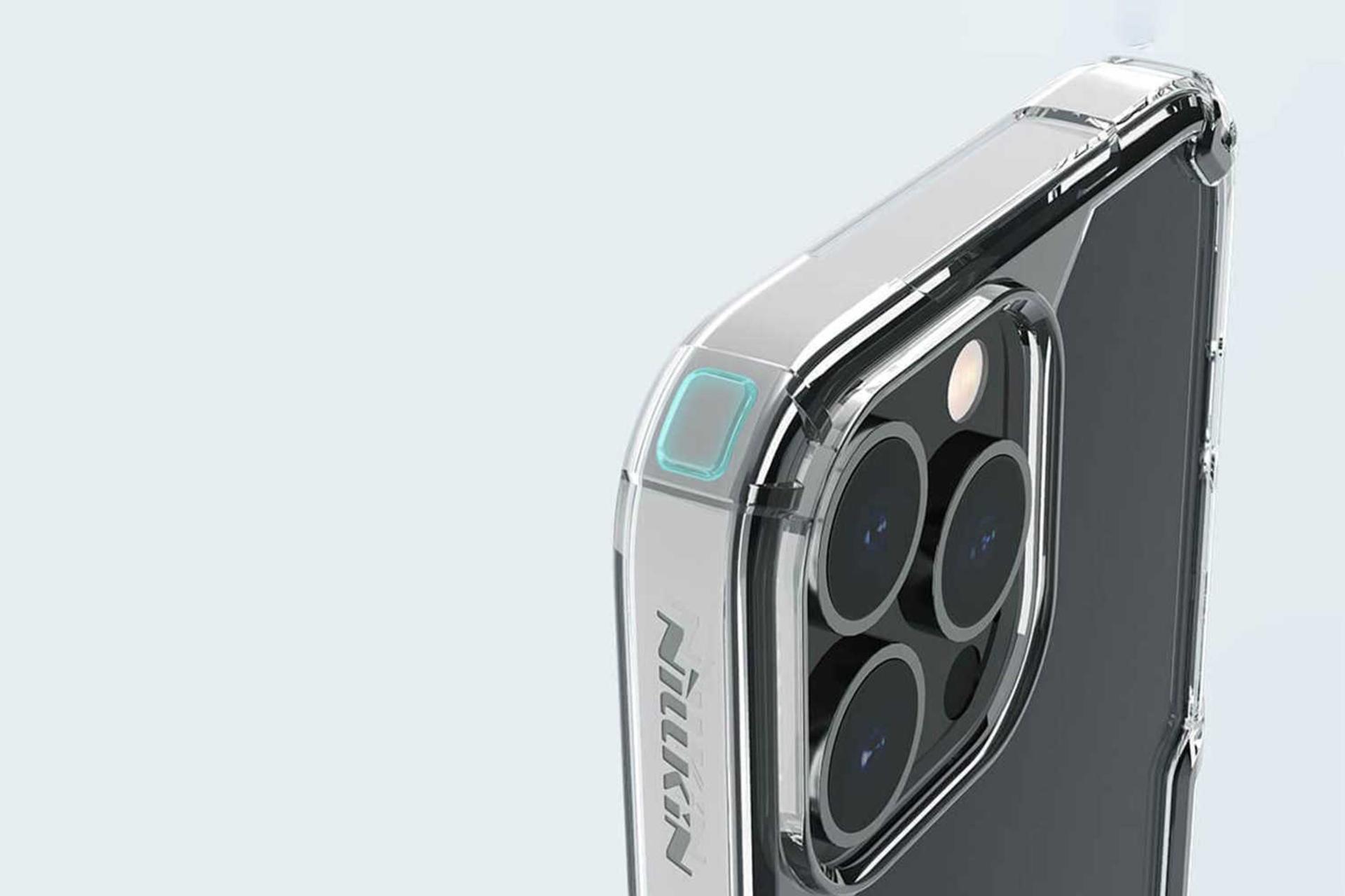 لبه های قاب گوشی نیلکین مدل Nature TPU Pro مناسب اپل iPhone 13 Pro