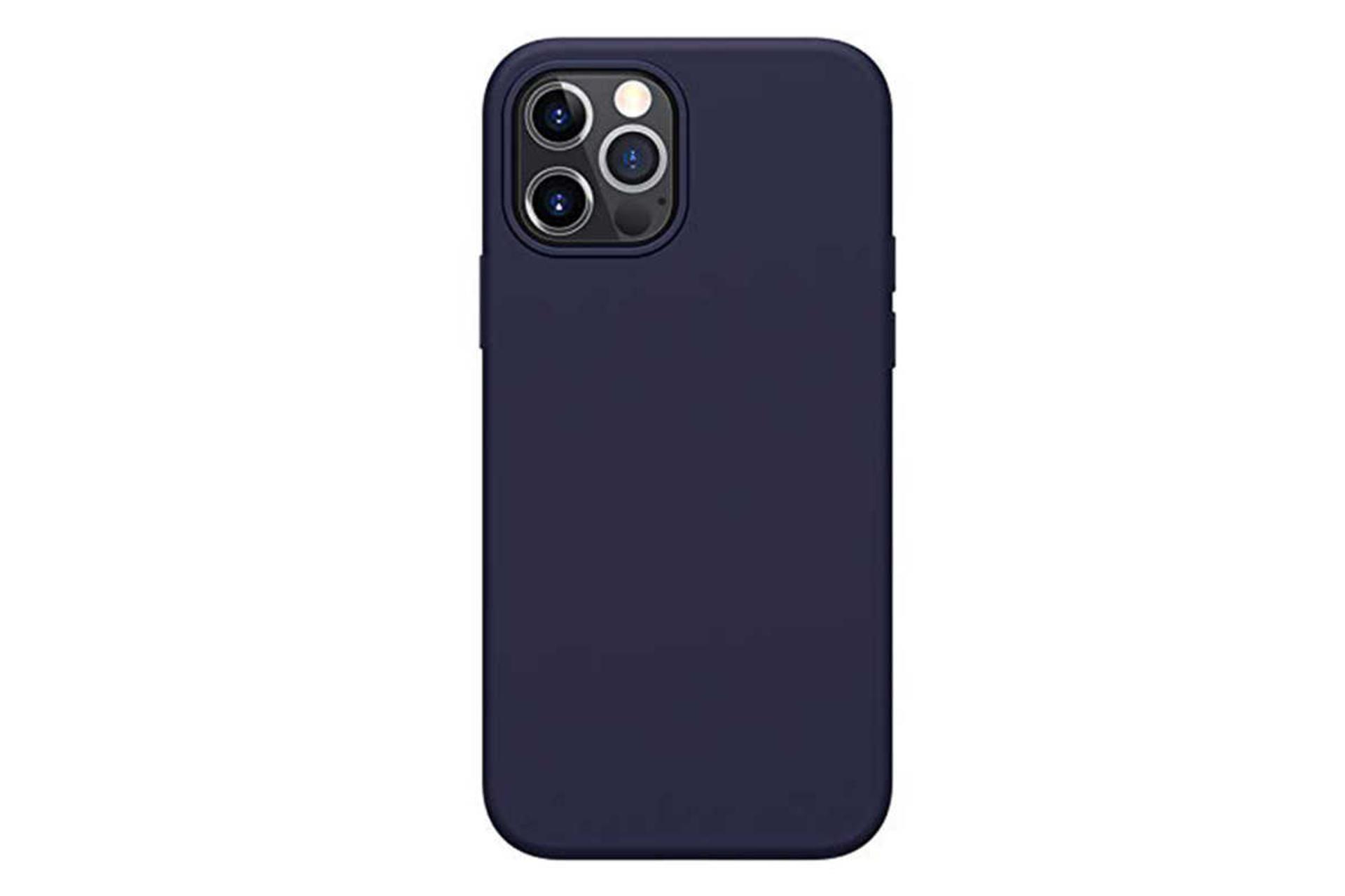 نمای پشت گوشی نیلکین مدل Flex مناسب اپل iPhone 12 Pro / 12 رنگ آبی