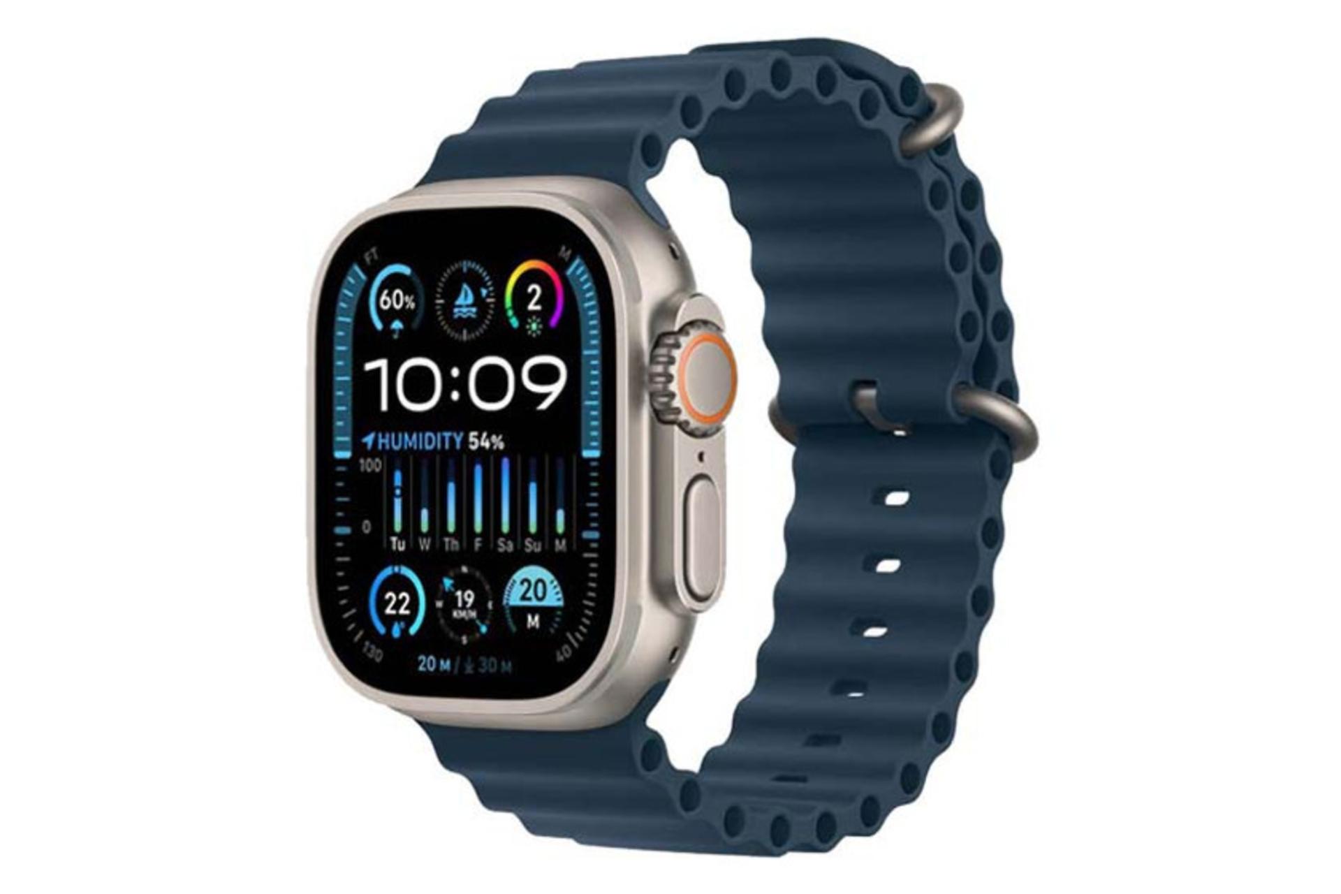 ساعت هوشمند هاینو تکو Haino Teko HK9 Ultra 2 با بند آبی