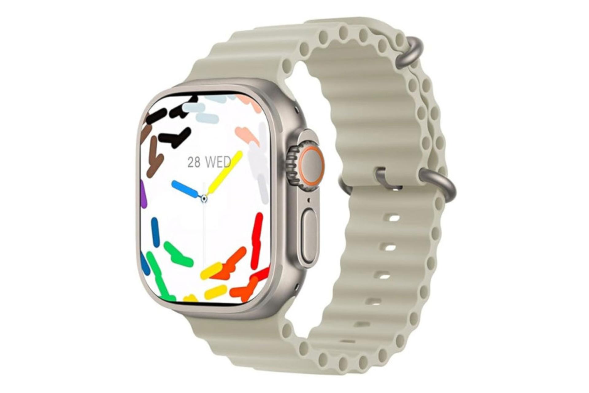 ساعت هوشمند هاینو تکو Haino Teko HK9 Ultra 2 با بند سفید