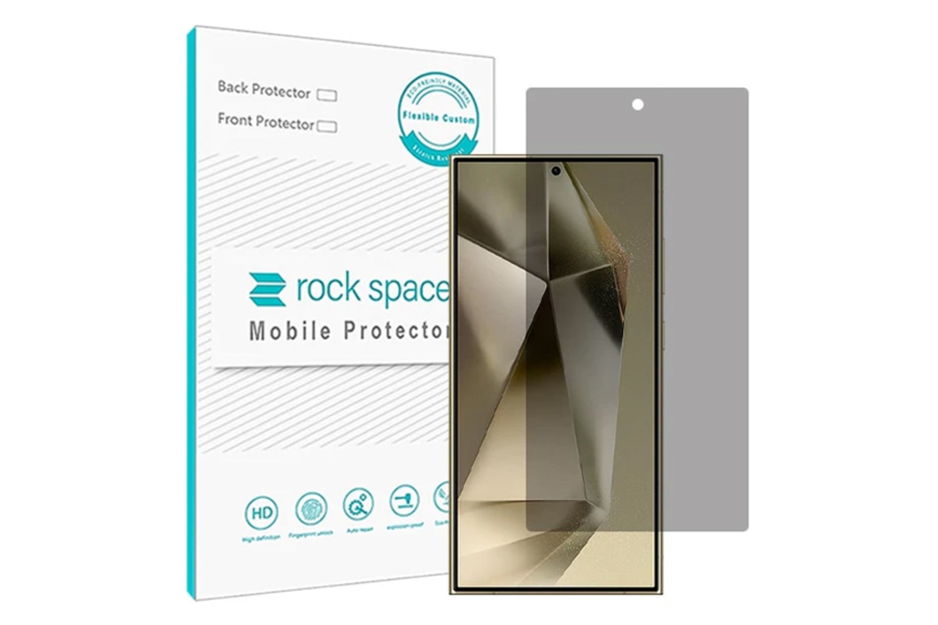 محافظ صفحه نمایش گوشی راک اسپیس مدل Anti-Shock مناسب سامسونگ Galaxy S24 Ultra