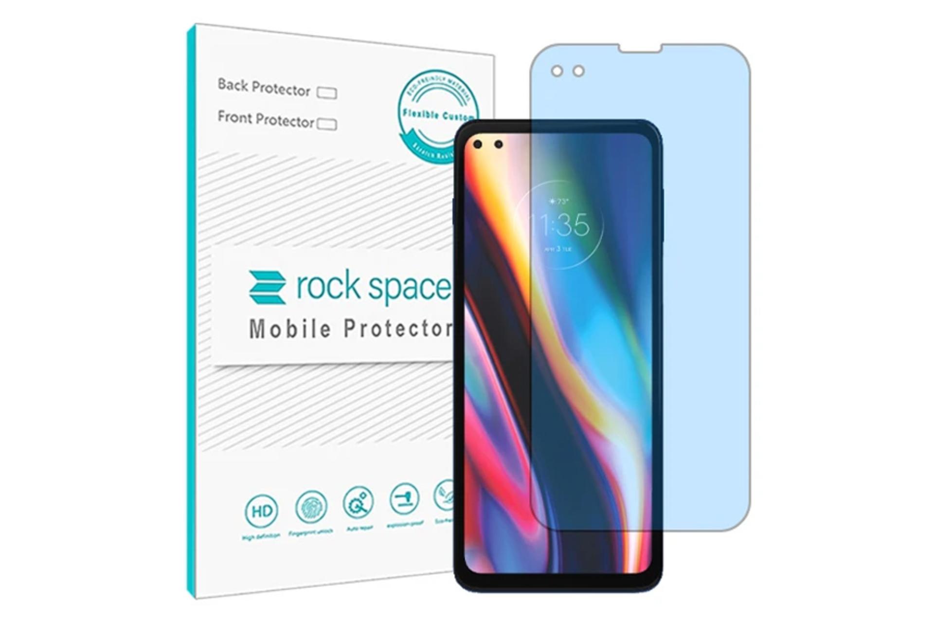 محافظ صفحه نمایش گوشی راک اسپیس مدل HyBLU مناسب موتورولا Moto G 5G Plus