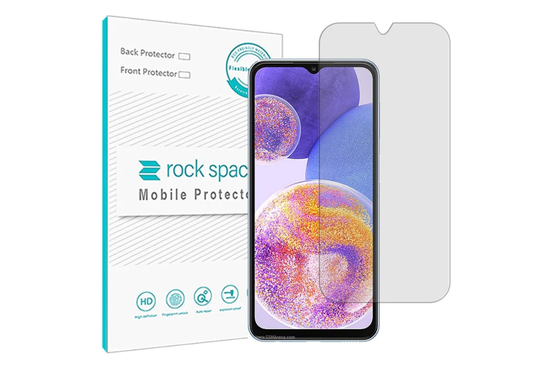 محافظ صفحه نمایش گوشی راک اسپیس مدل HyGEL مناسب سامسونگ Galaxy A23