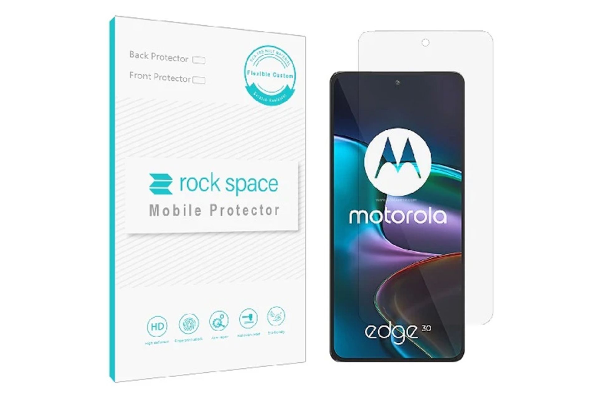 محافظ صفحه نمایش گوشی راک اسپیس مدل HGL مناسب موتورولا Edge 30