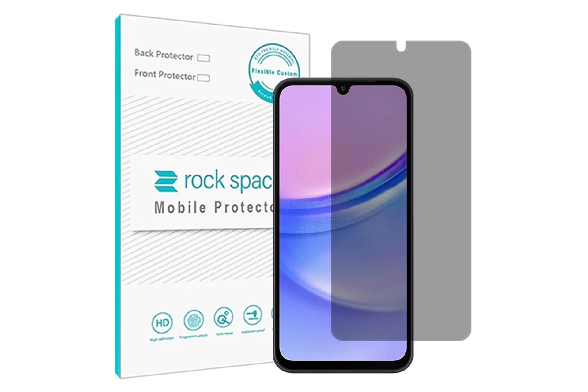 محافظ صفحه نمایش گوشی راک اسپیس مدل HyPRV مناسب سامسونگ Galaxy A15