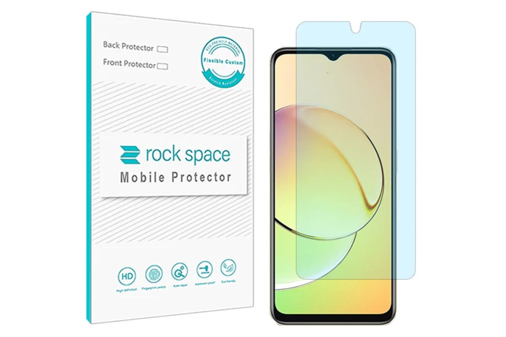 محافظ صفحه نمایش گوشی راک اسپیس مدل HyBLU مناسب ریلمی 10 5G