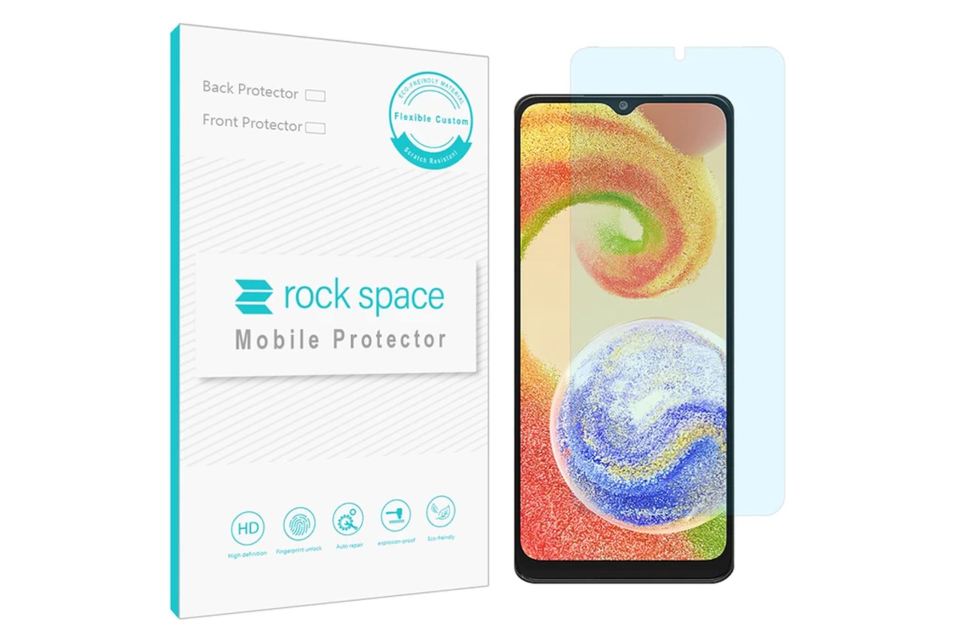 محافظ صفحه نمایش گوشی راک اسپیس مدل HyBLU مناسب سامسونگ Galaxy A04