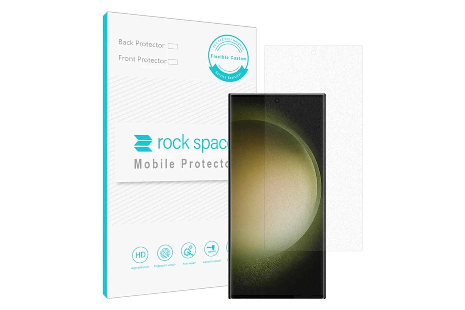 محافظ صفحه نمایش گوشی راک اسپیس مدل 180M-01G مناسب سامسونگ Galaxy S23 Ultra