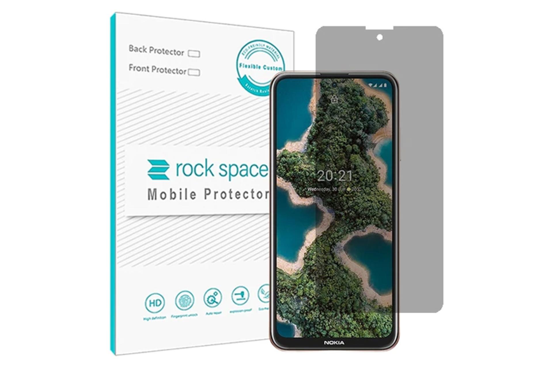 محافظ صفحه نمایش گوشی راک اسپیس مدل HyPRV مناسب نوکیا X20