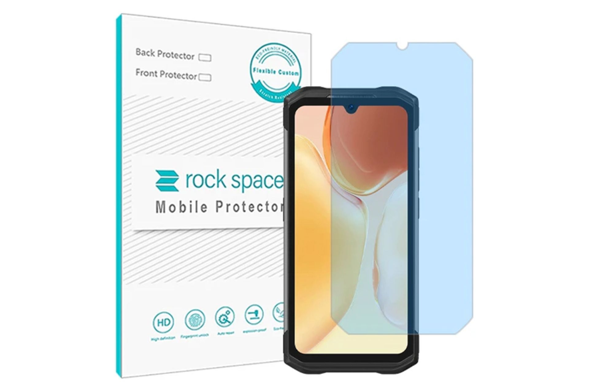 محافظ صفحه نمایش گوشی راک اسپیس مدل HyBLU مناسب دوجی S98