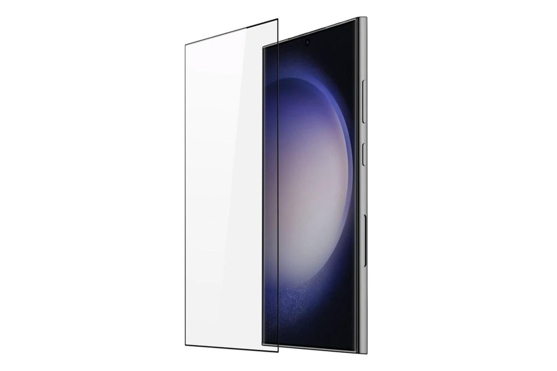 شفافیت محافظ صفحه نمایش گوشی بادیگارد مدل FS مناسب سامسونگ Galaxy S24 Ultra