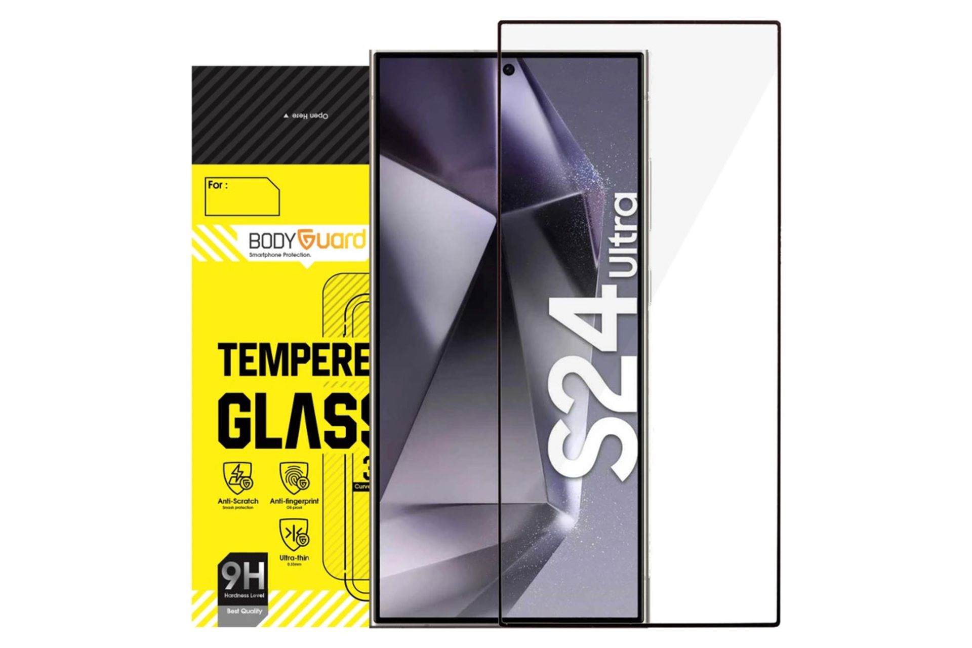 محافظ صفحه نمایش گوشی بادیگارد مدل FS مناسب سامسونگ Galaxy S24 Ultra