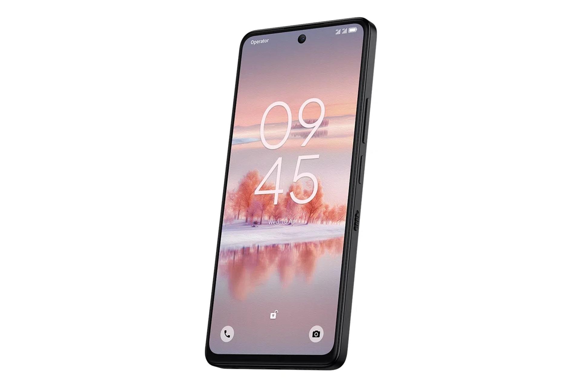 پنل جلو و صفحه نمایش گوشی موبایل تی سی ال 60 نکست پیپر مشکی / TCL 60 NxtPaper