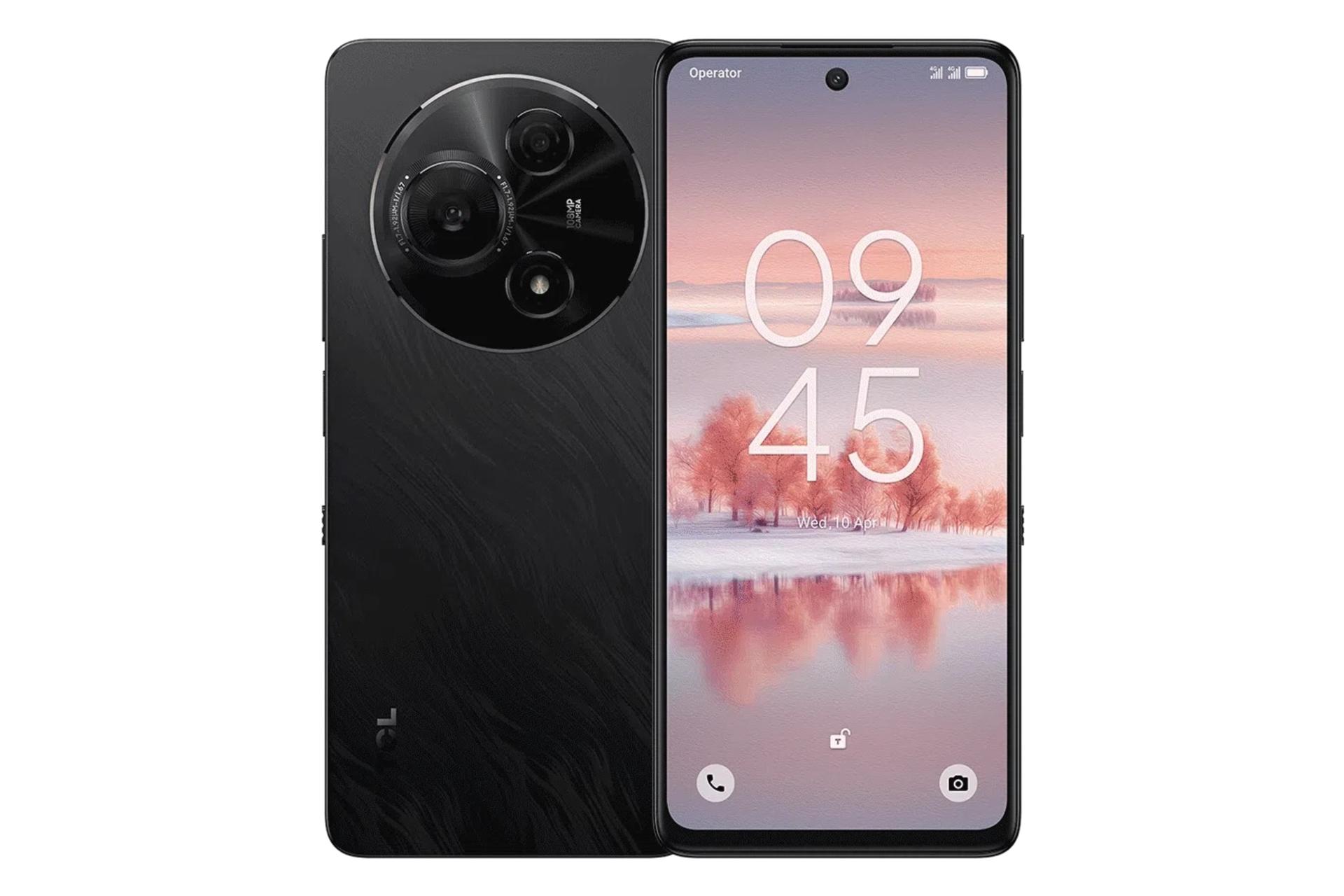 پنل جلو و پشت گوشی موبایل تی سی ال 60 نکست پیپر مشکی / TCL 60 NxtPaper