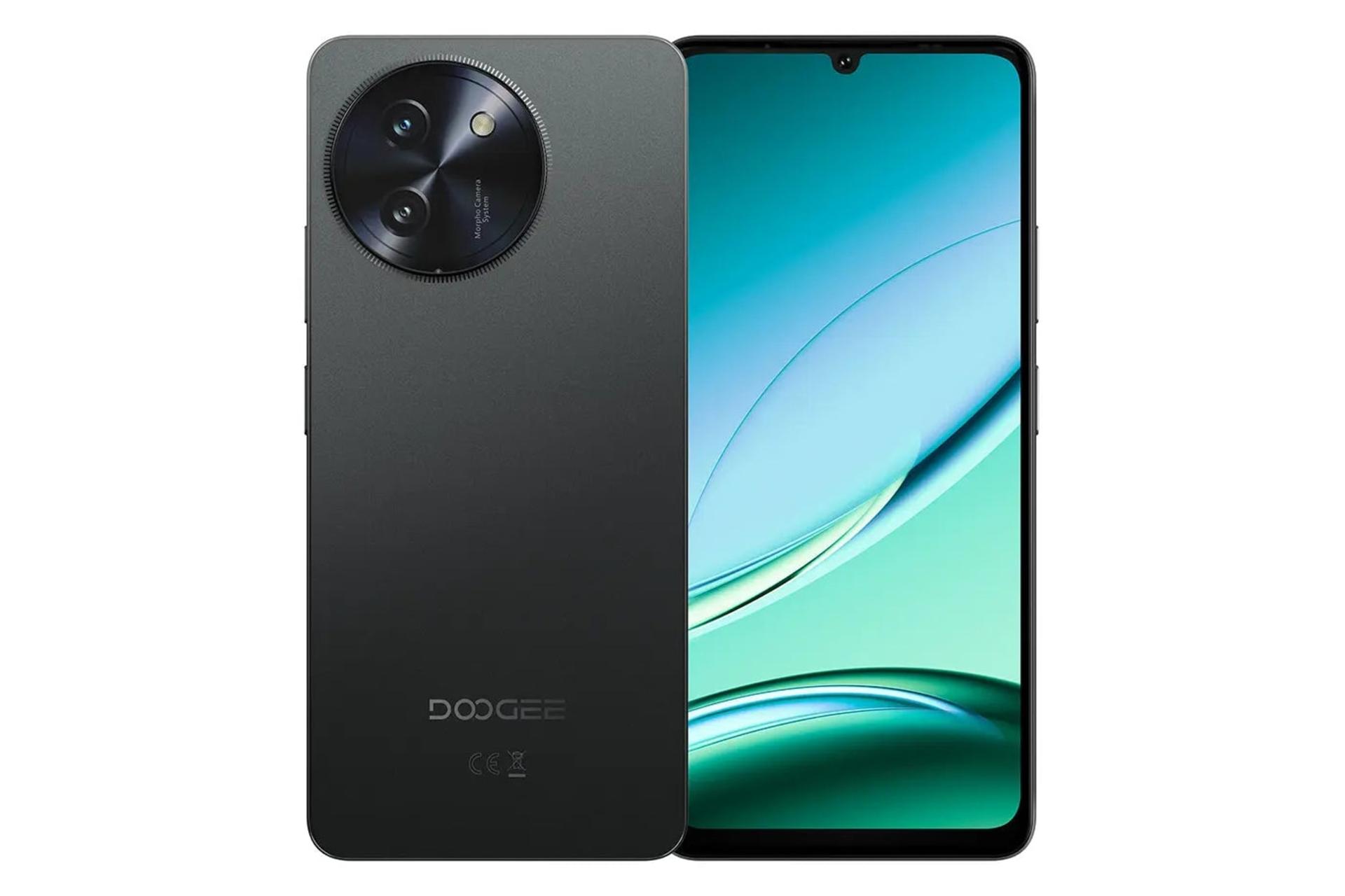 پنل جلو و پشت گوشی موبایل Note 59 پرو دوجی مشکی / Doogee Note 59 Pro
