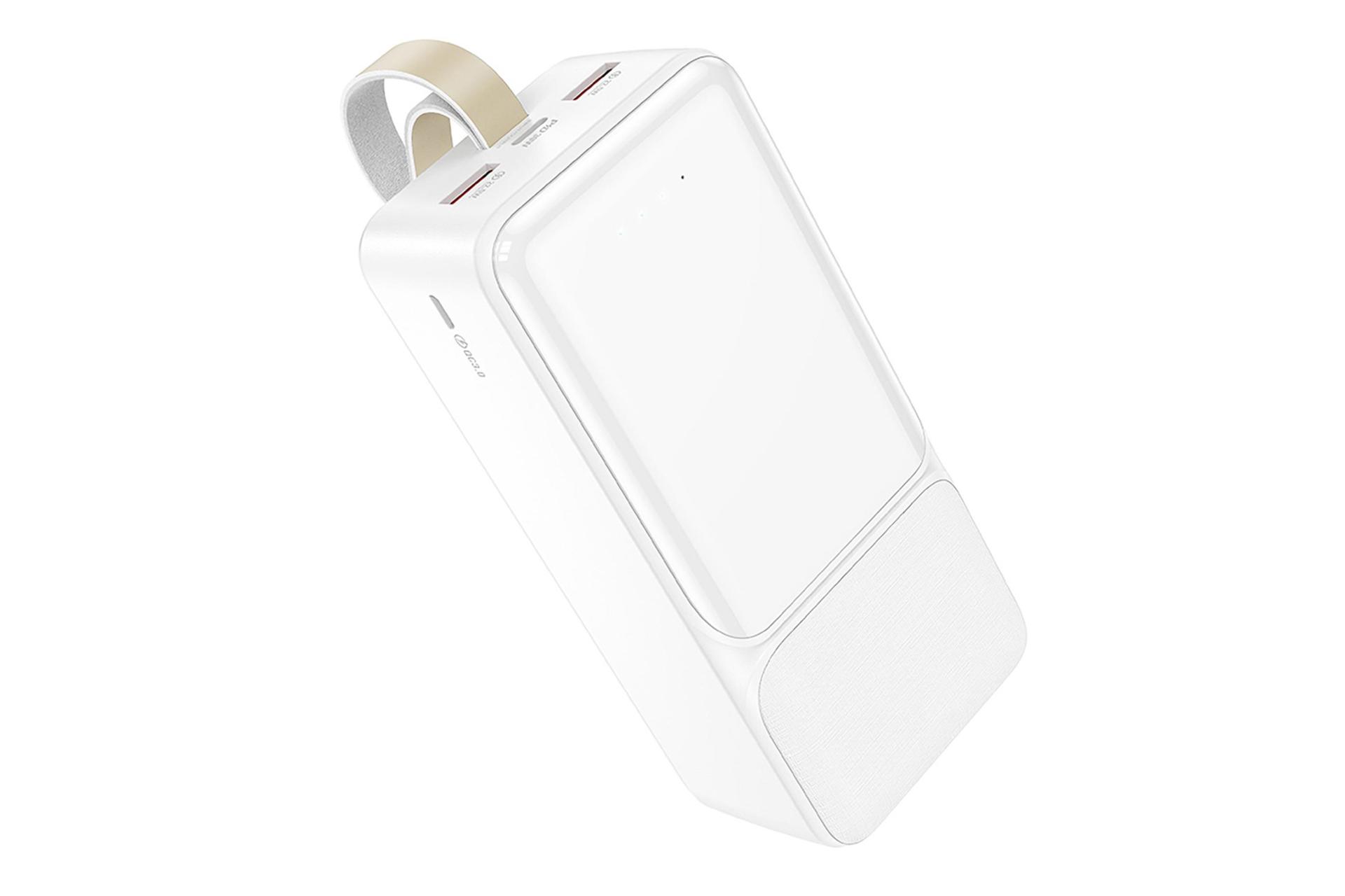 نمای کناری رنگ سفید پاور بانک بروفون Borofone BJ33C 40000mAh