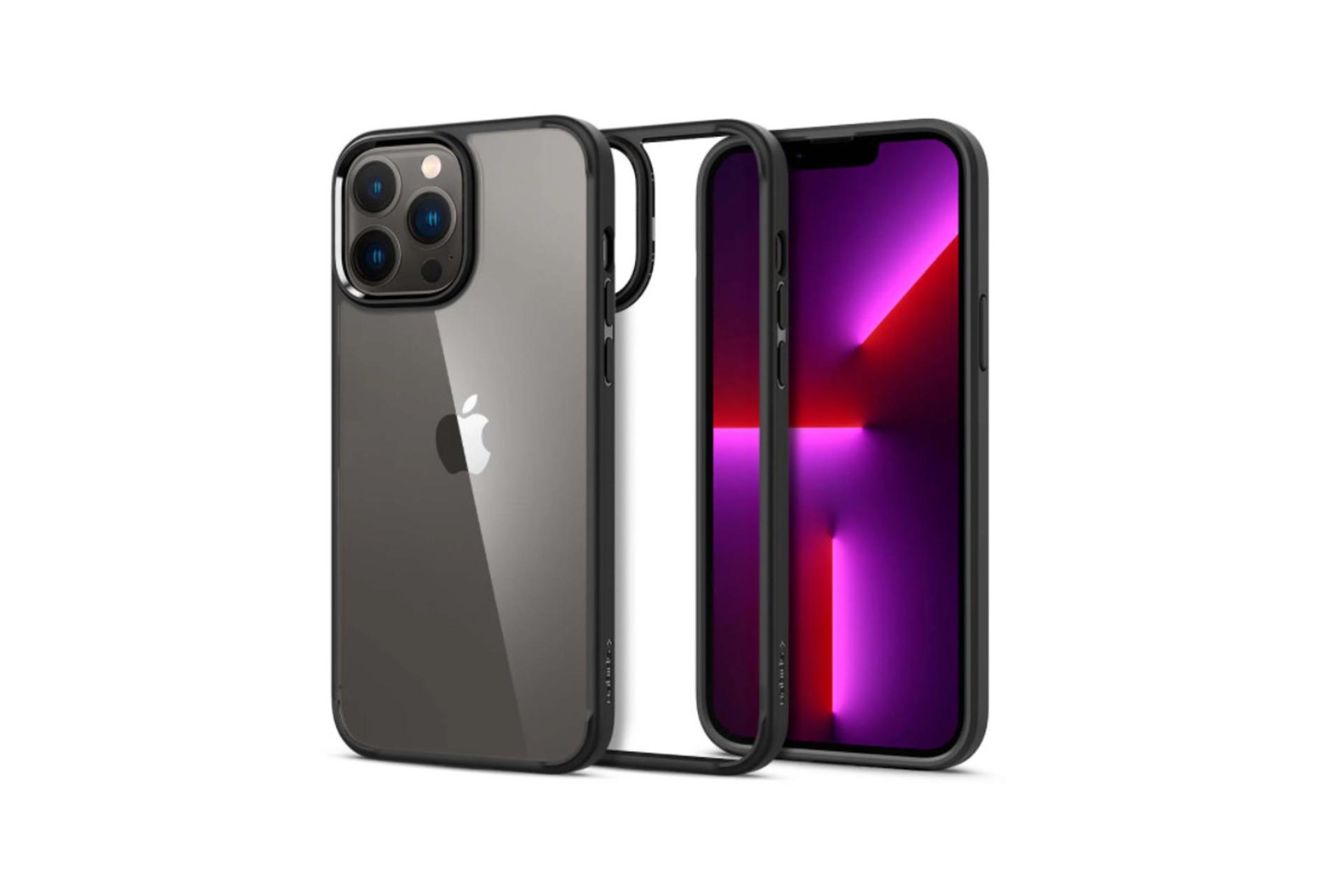 قاب گوشی اسپیگن Spigen Ultra Hybrid Apple iPhone 13 Pro رنگ مشکی