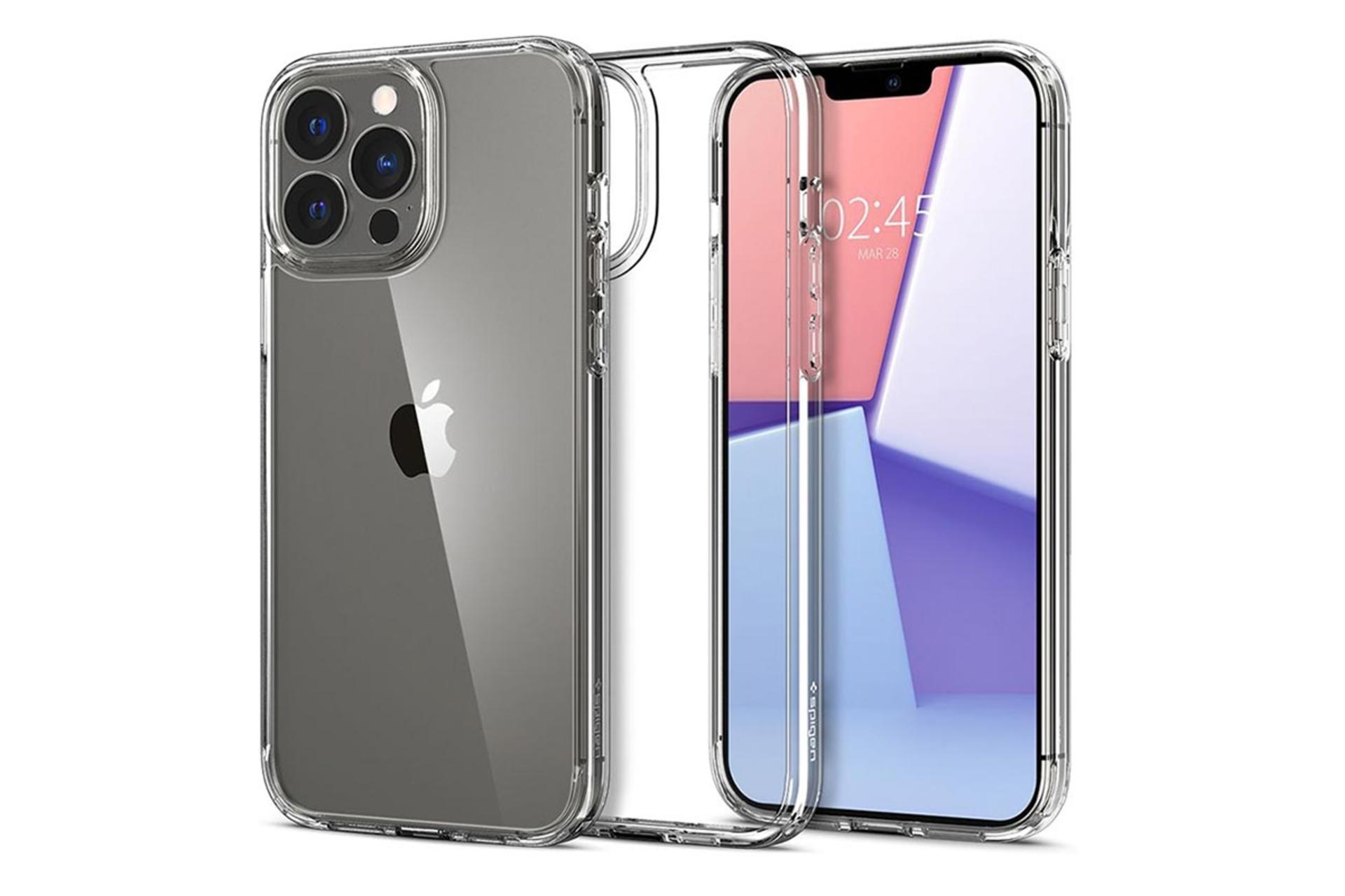 قاب گوشی اسپیگن Spigen Ultra Hybrid Apple iPhone 13 Pro شفاف