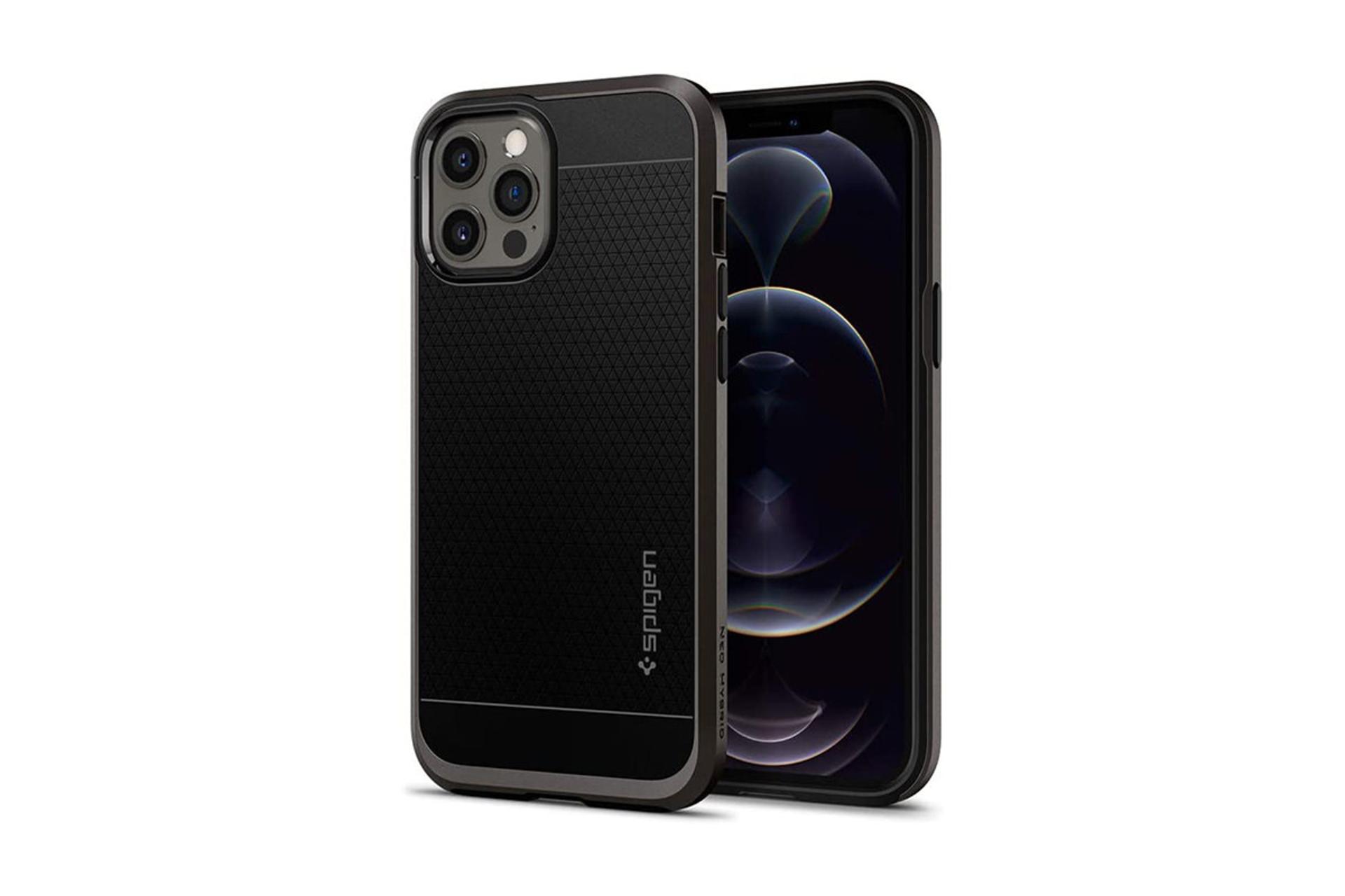 قاب گوشی اسپیگن Spigen Neo Hybrid Apple iPhone 12 Pro Max رنگ مشکی