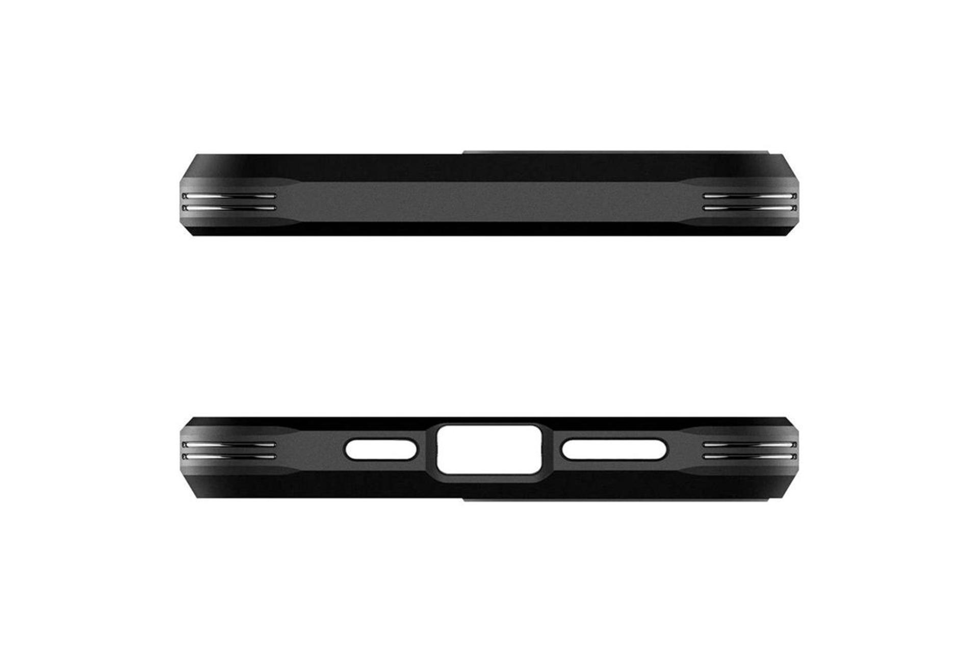 قاب اسپیگن Spigen Tough Armor Apple iPhone 13 Pro نمای زیر و بالا