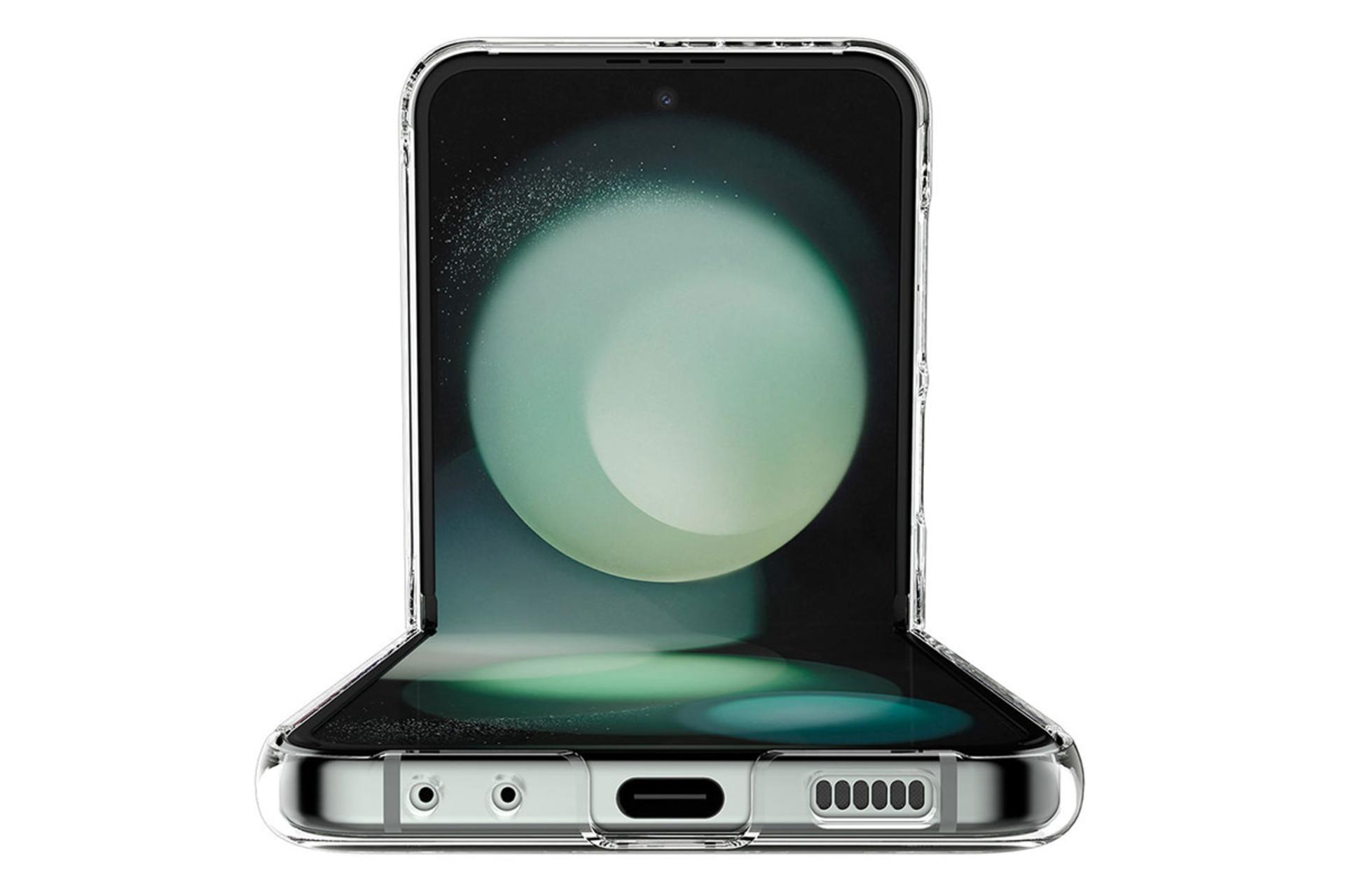 قاب گوشی اسپیگن Spigen Thin Fit Samsung Galaxy Z Flip5 نمای زیر