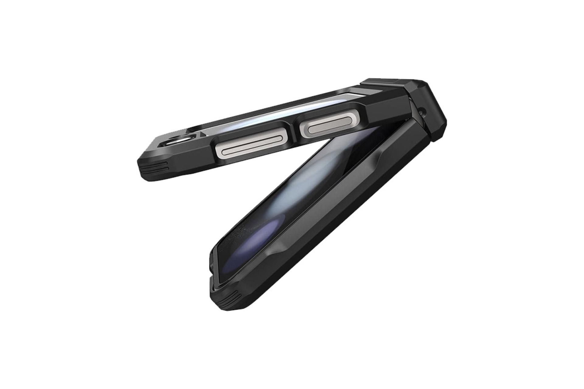 قاب گوشی اسپیگن Spigen Tough Armor Pro Samsung Galaxy Z Flip5 نمای جانبی