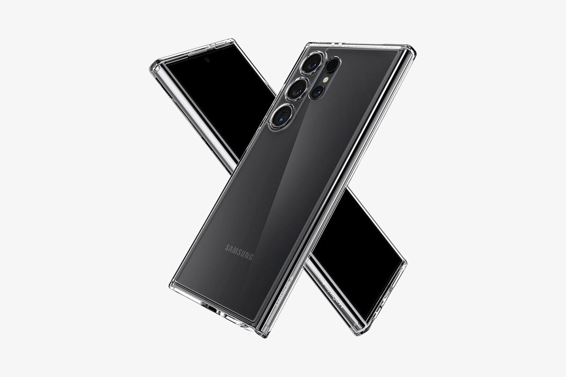 قاب گوشی اسپیگن Spigen Ultra Hybrid S Samsung Galaxy S24 Ultra روی گوشی