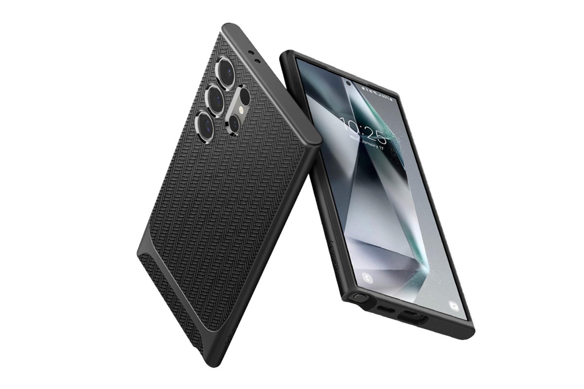 قاب گوشی اسپیگن Spigen Neo Hybrid Samsung Galaxy S24 Ultra روی گوشی
