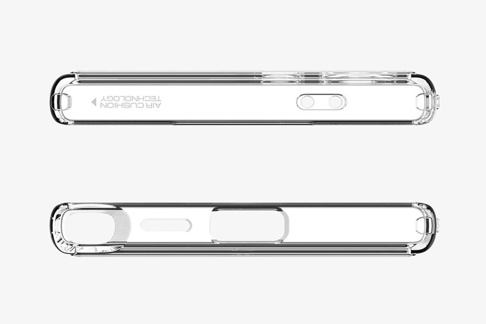 قاب گوشی اسپیگن Spigen Ultra Hybrid Metal Ring Samsung Galaxy S24 Ultra نمای زیر و بالا
