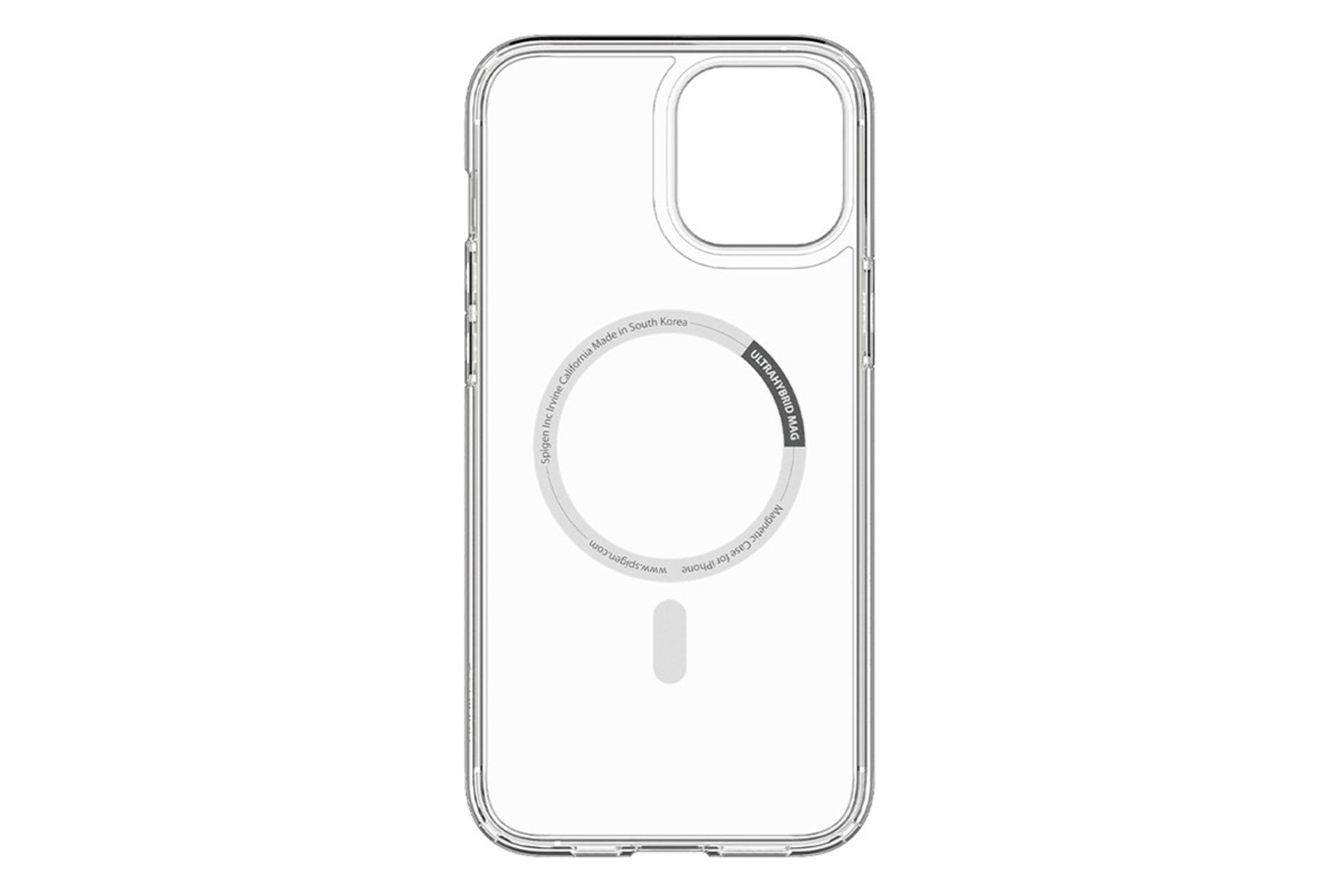 مرجع متخصصين ايران قاب موبايل اسپيگن Spigen Ultra Hybrid MagFit Apple iPhone 12 Pro نماي پشت