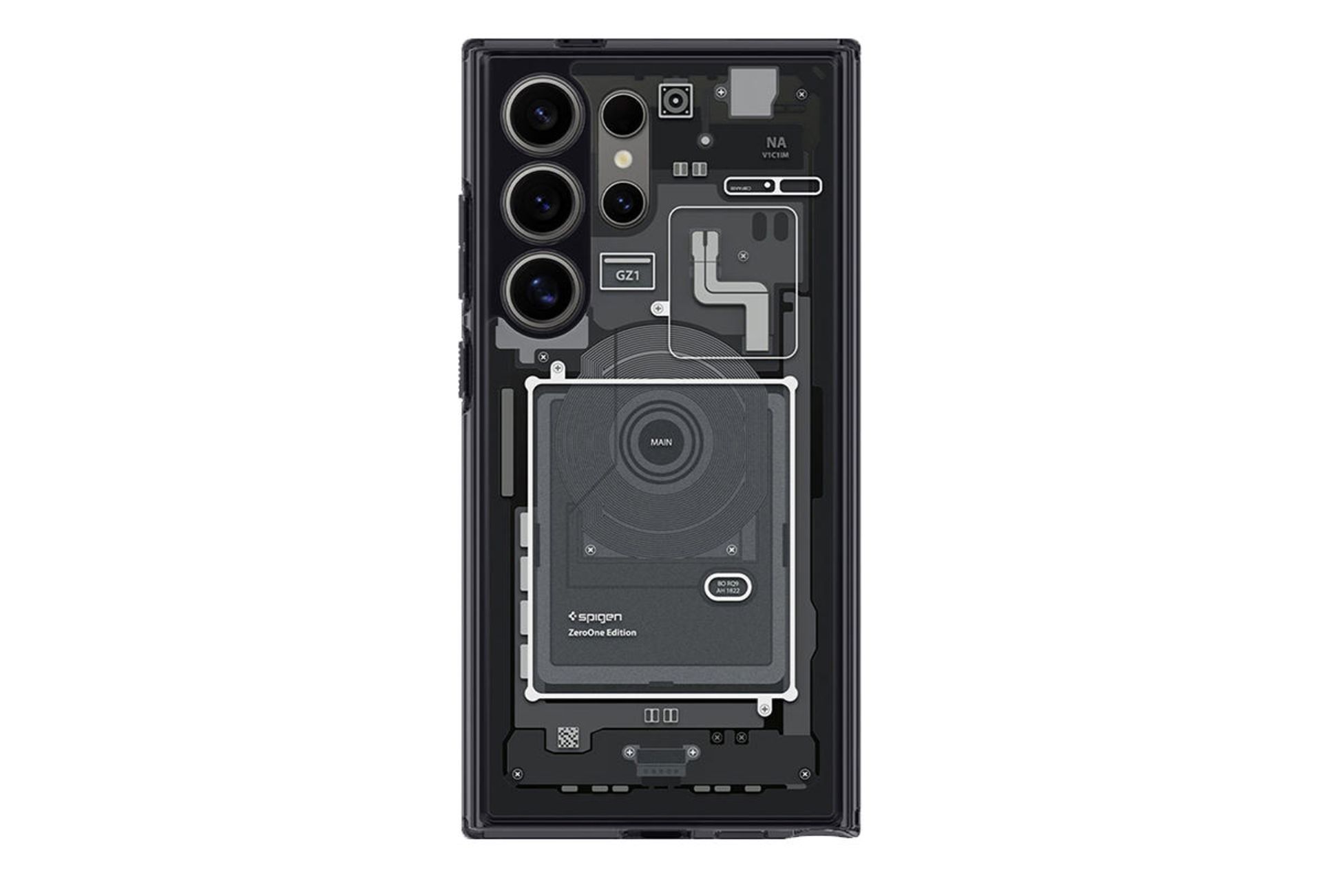 قاب گوشی اسپیگن Spigen Ultra Hybrid Zero One Samsung Galaxy S24 Ultra نمای پشت