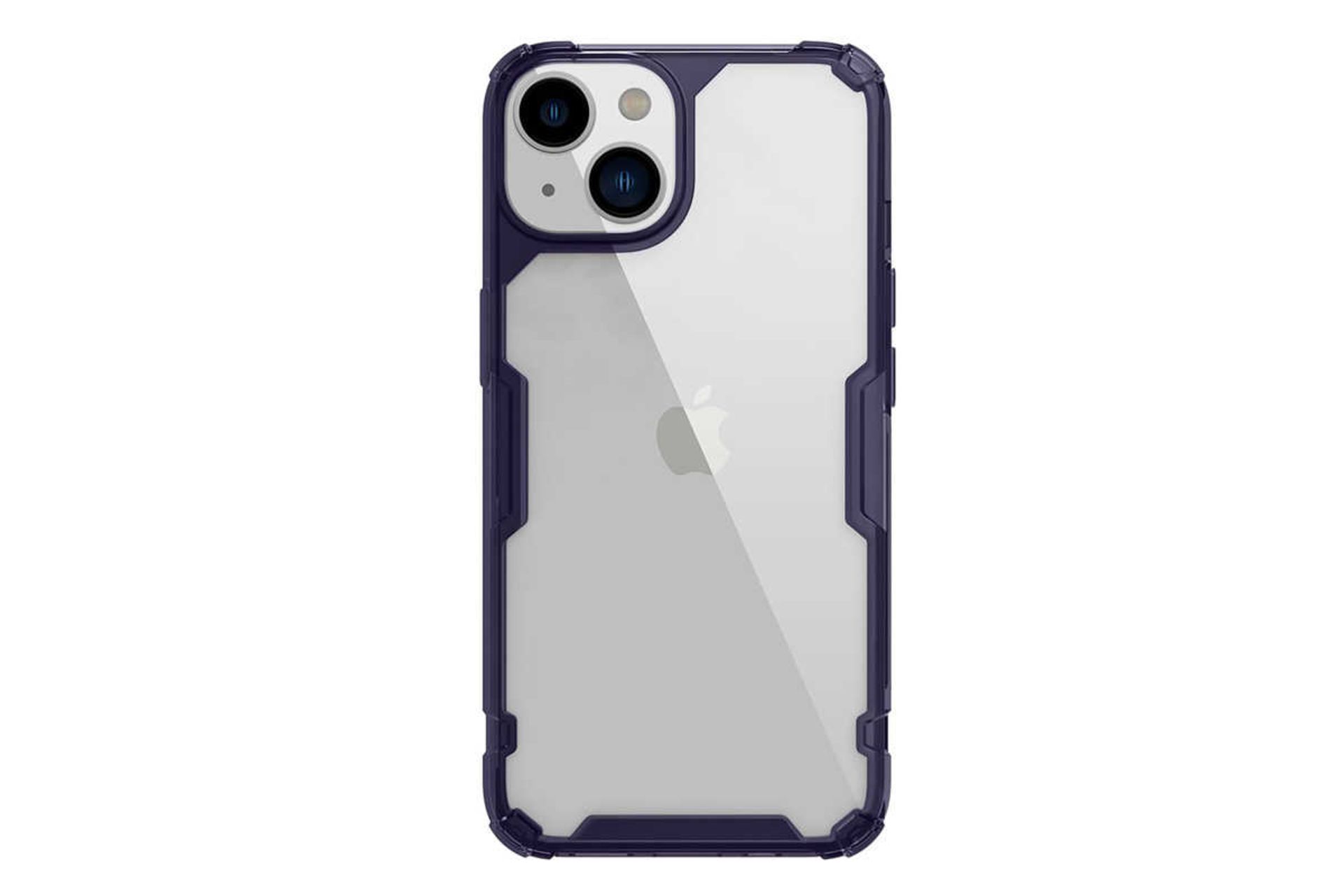 نمای پشت قاب گوشی نیلکین مدل Nature TPU Pro مناسب اپل iPhone 14 Plus رنگ بنفش