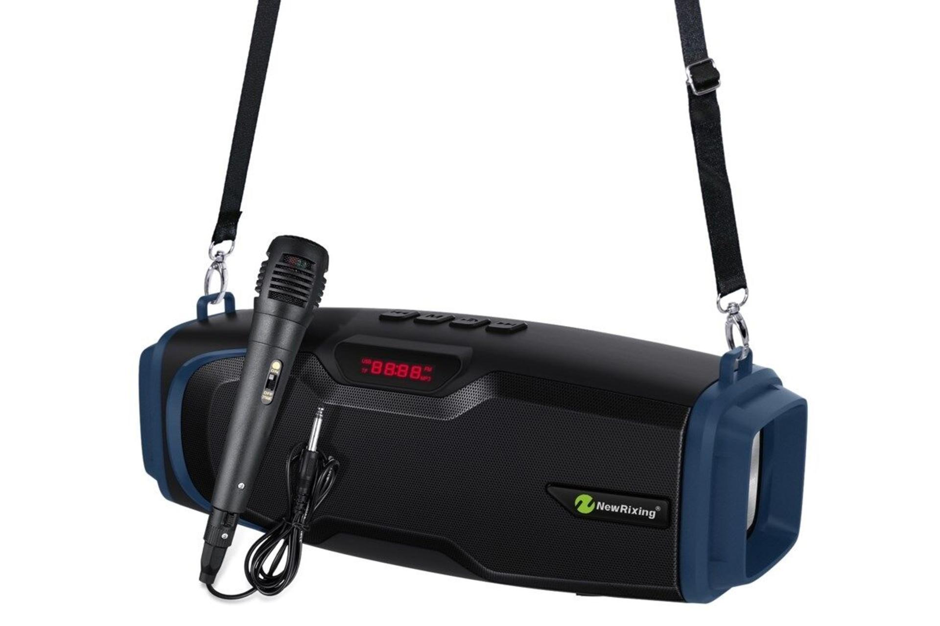 اسپیکر نیو ریکسینگ NR-6012M رنگ آبی