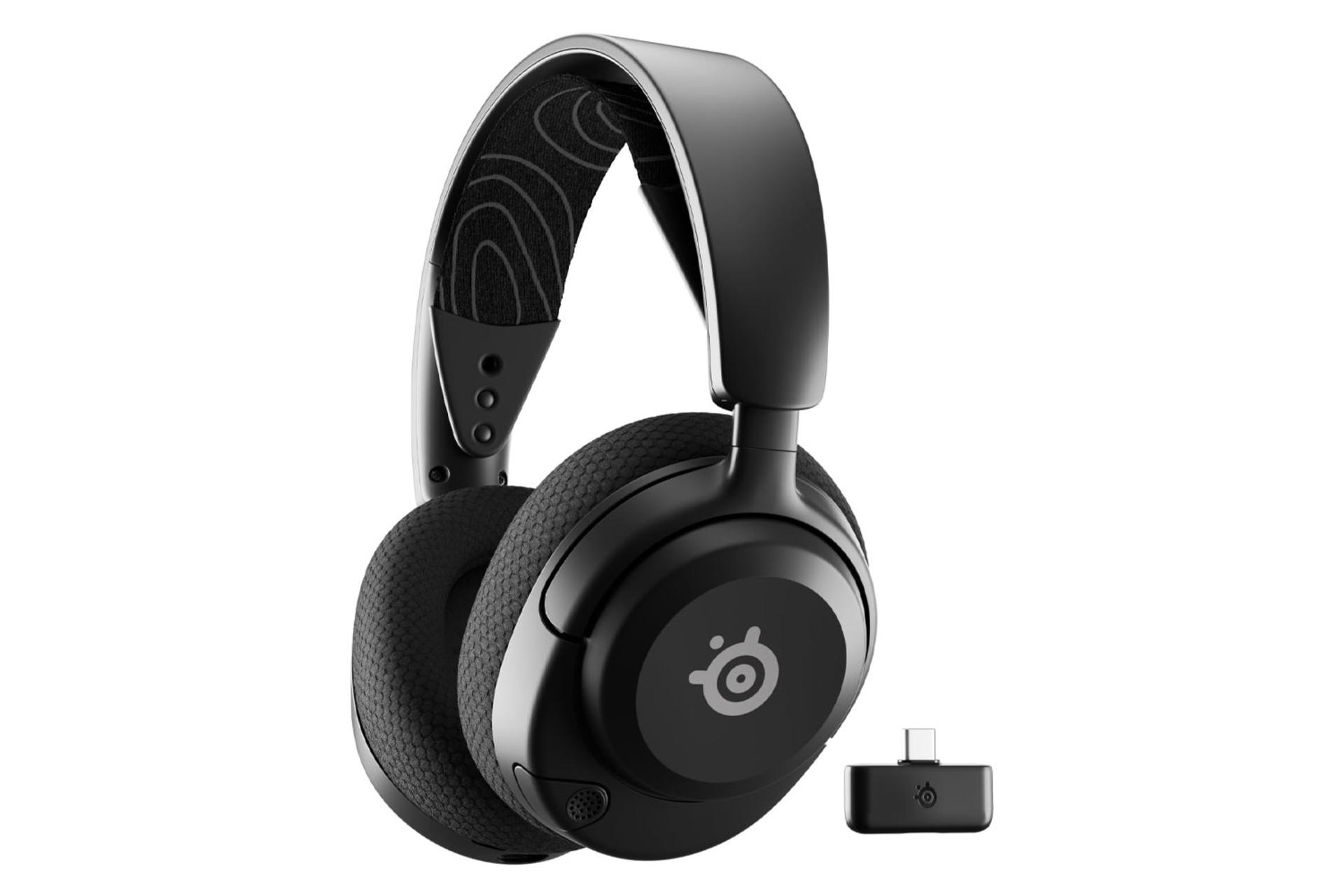 هدفون استیل سریز Arctis Nova 5 Wireless رنگ مشکی