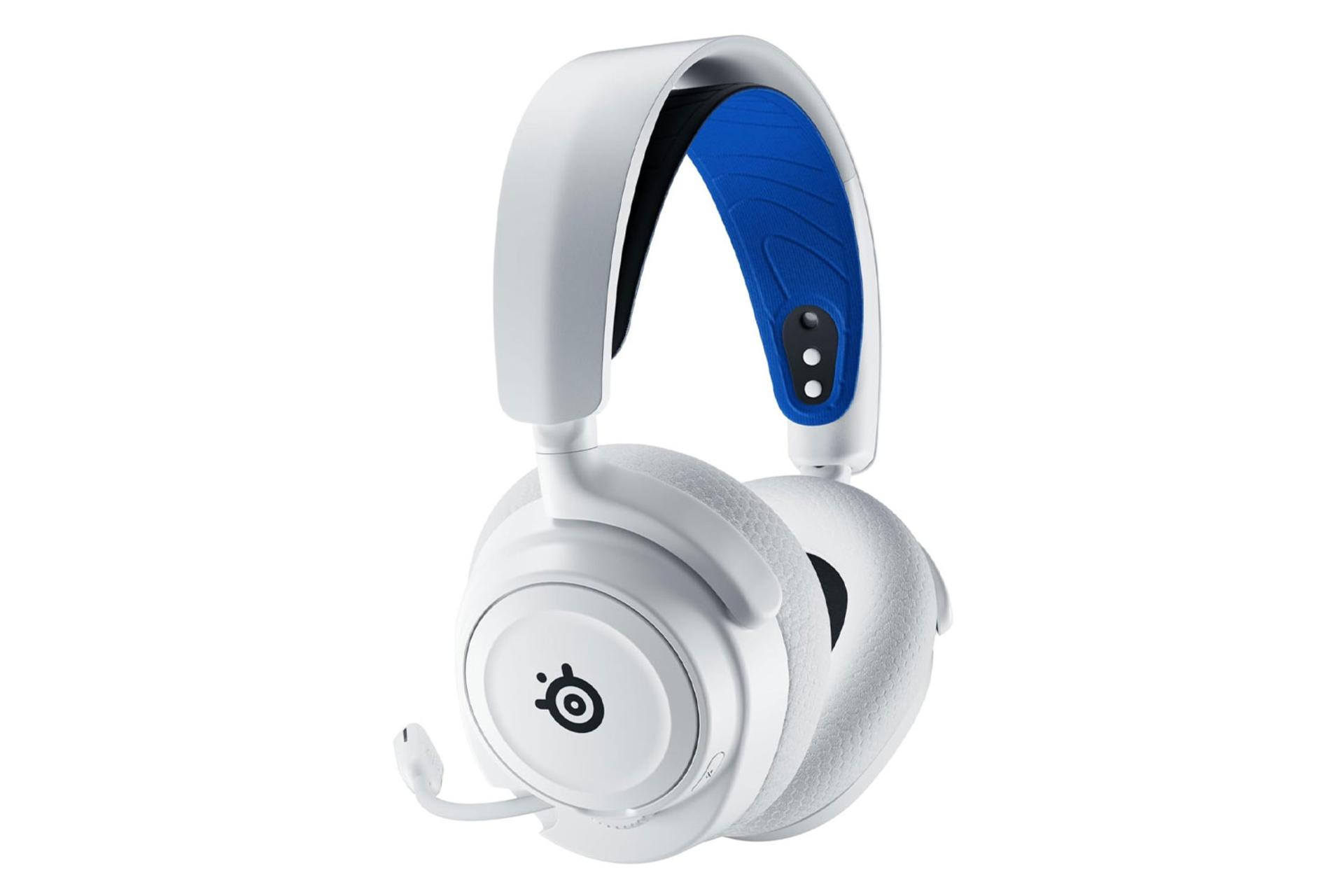 هدفون استیل سریز Arctis Nova 7P Wireless رنگ سفید