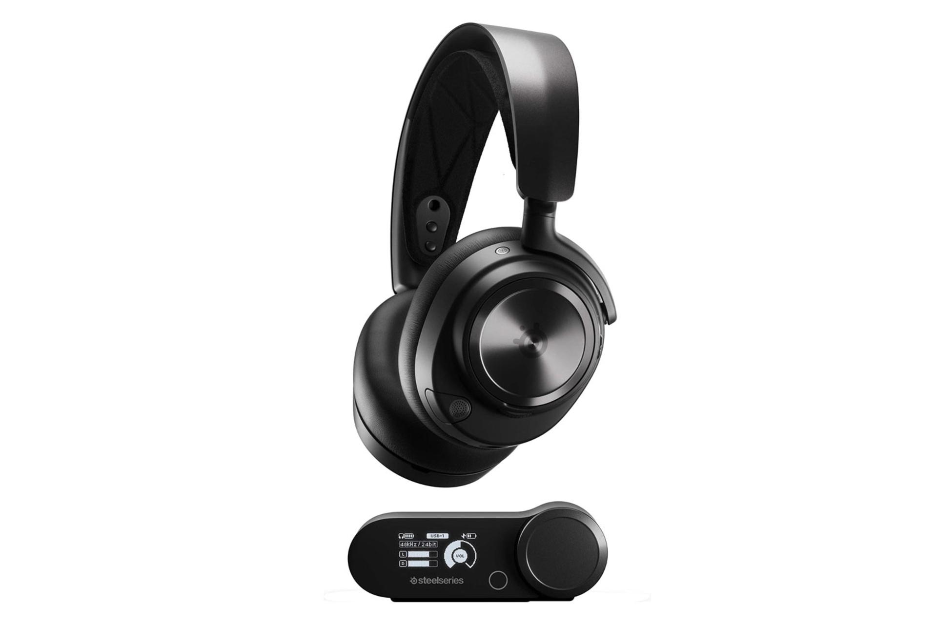 هدفون استیل سریز Arctis Nova Pro Wireless رنگ مشکی