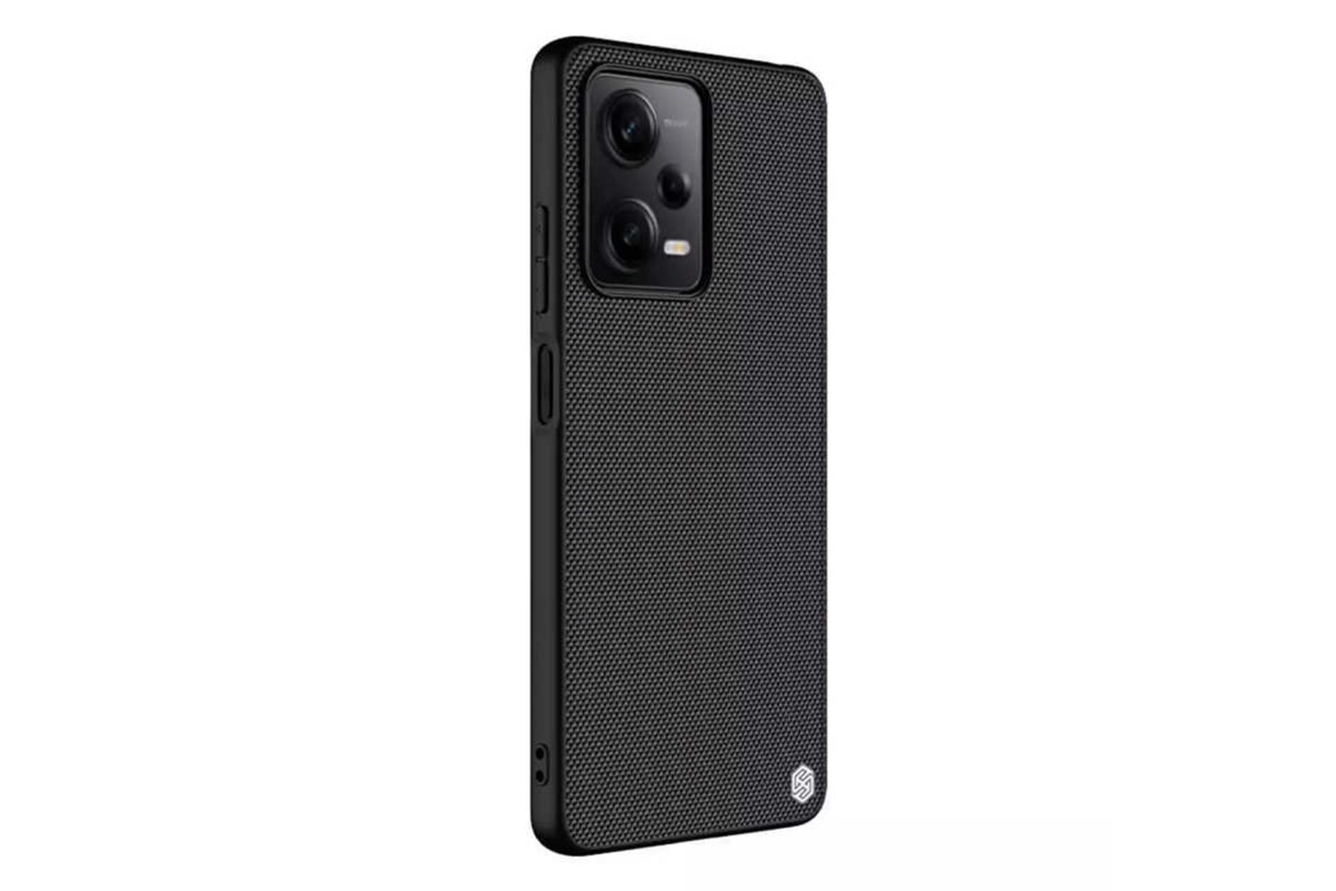 نمای سمت چپ قاب گوشی نیلکین مدل Textured مناسب شیائومی Redmi Note 12 Pro / Poco X5 Pro