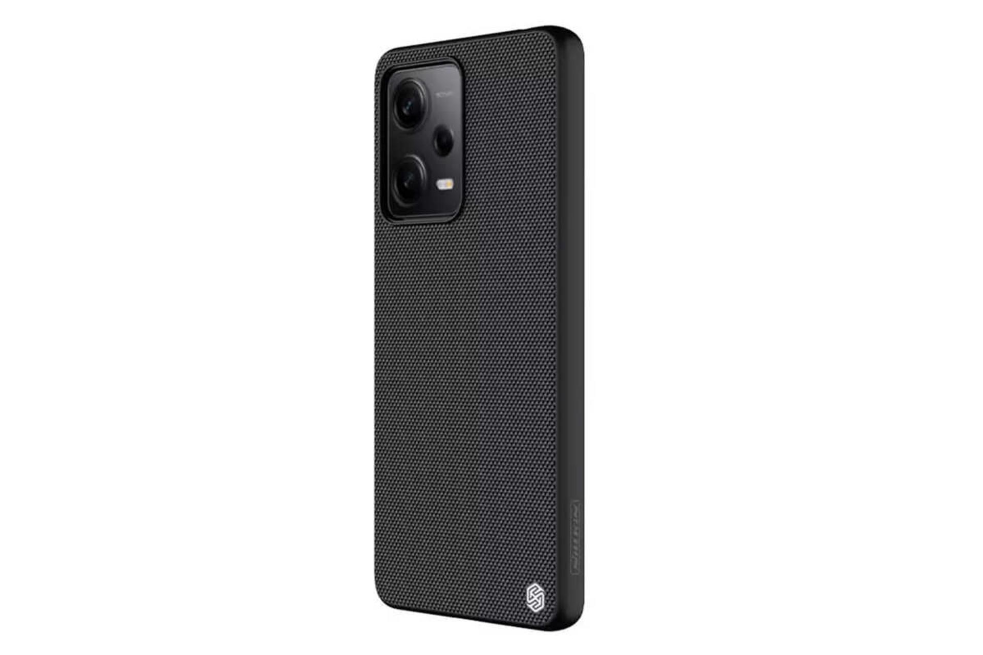 نمای سمت راست قاب گوشی نیلکین مدل Textured مناسب شیائومی Redmi Note 12 Pro / Poco X5 Pro رنگ مشکی