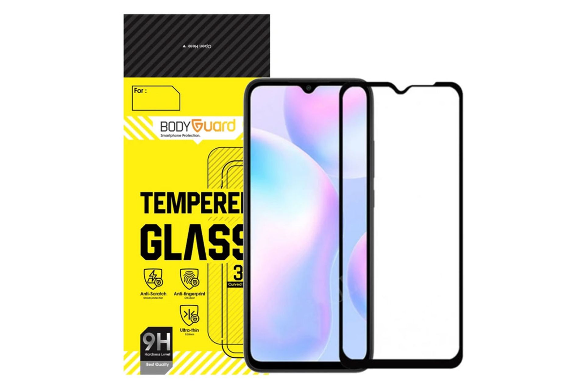 محافظ صفحه نمایش گوشی بادیگارد مدل FX مناسب شیائومی Redmi 9A