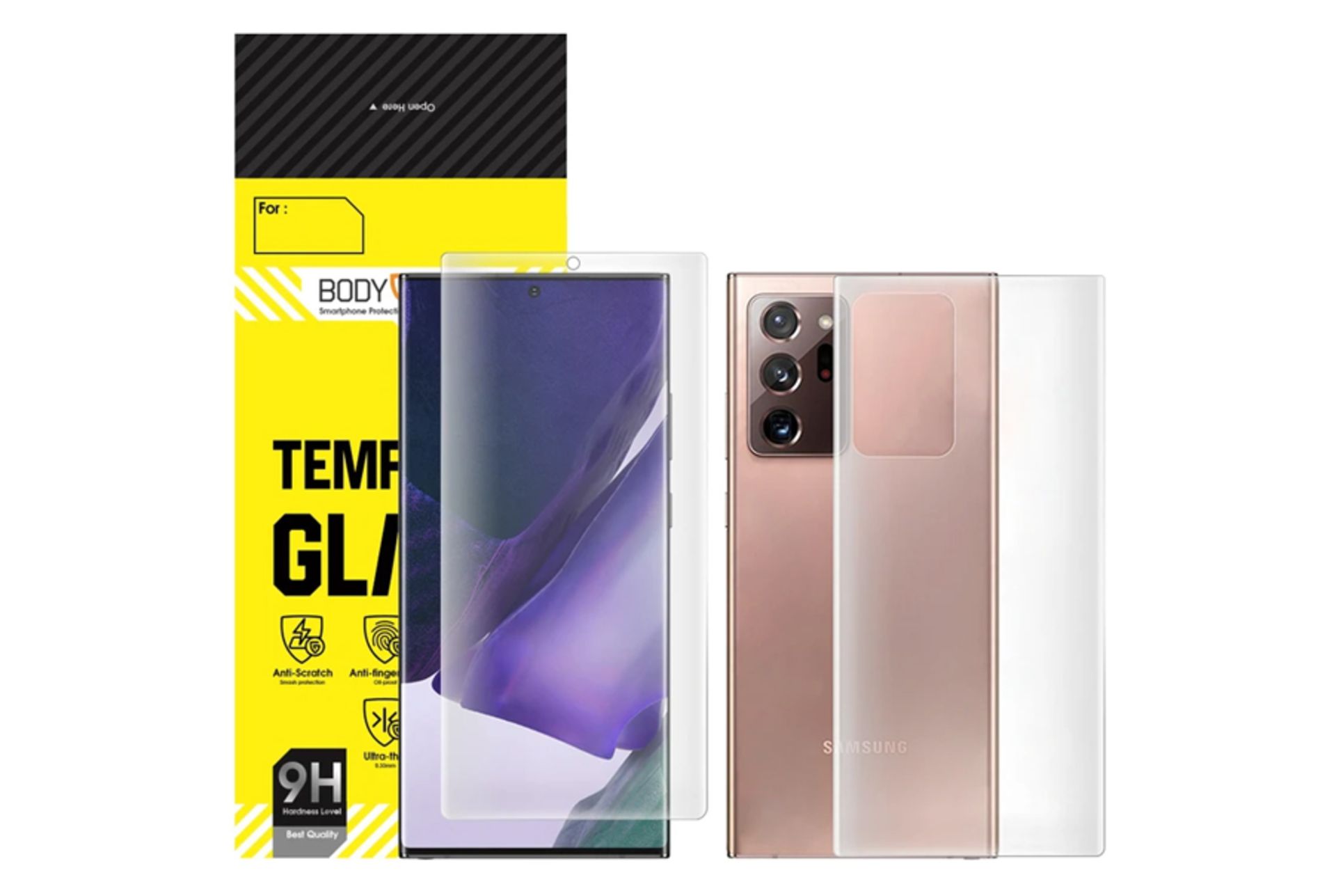 محافظ صفحه نمایش گوشی بادیگارد مدل HydroGel مناسب سامسونگ Galaxy Note20 Ultra به همراه محافظ پشت گوشی