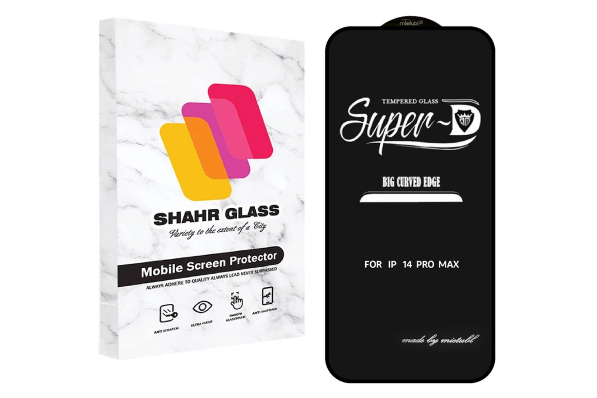 محافظ صفحه نمایش گوشی شهر گلس مدل SUPERD مناسب اپل iPhone 14 Pro Max