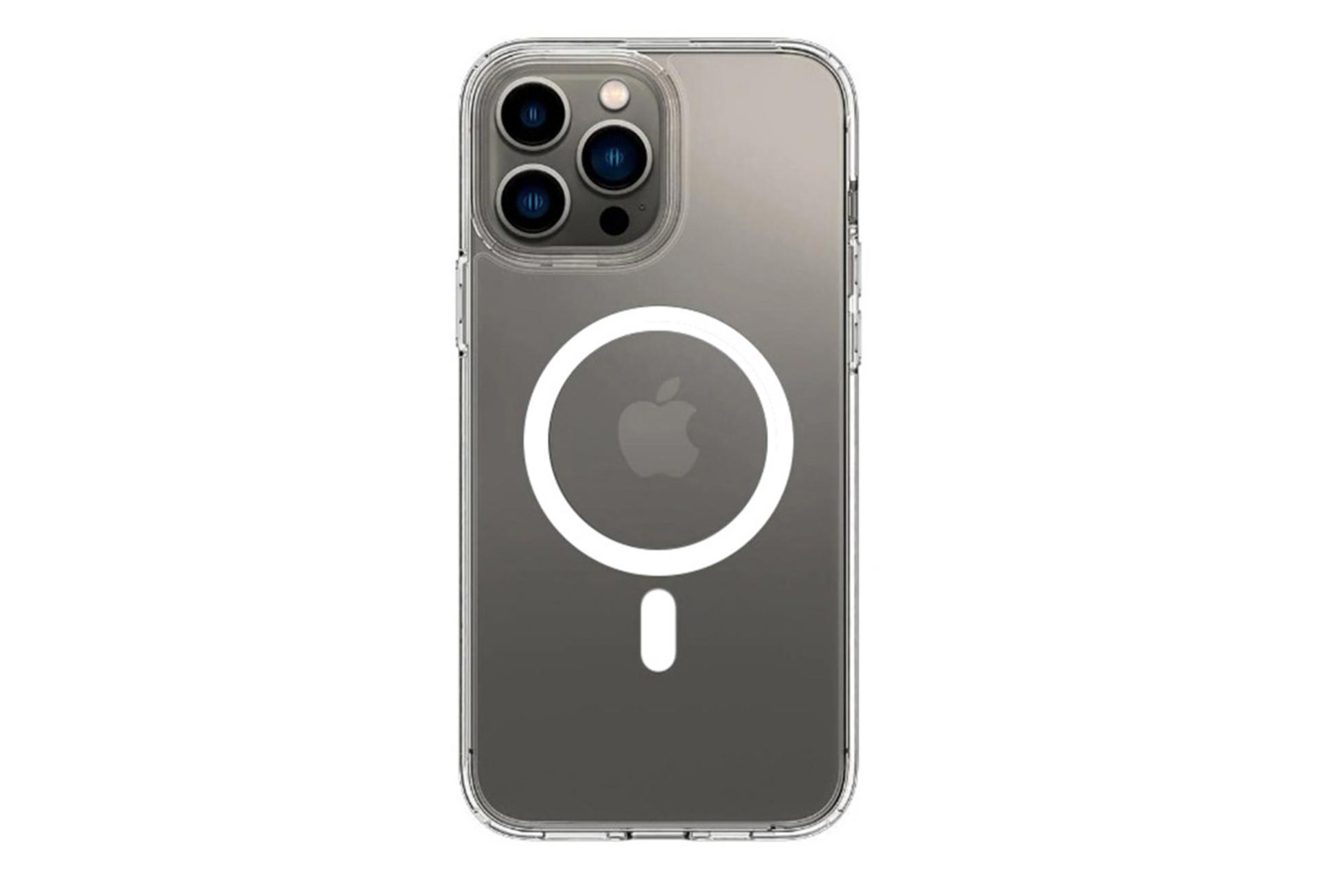 قاب گوشی اسپیگن Spigen Ultra Hybrid MagFit Apple iPhone 13 Pro نمای پشت