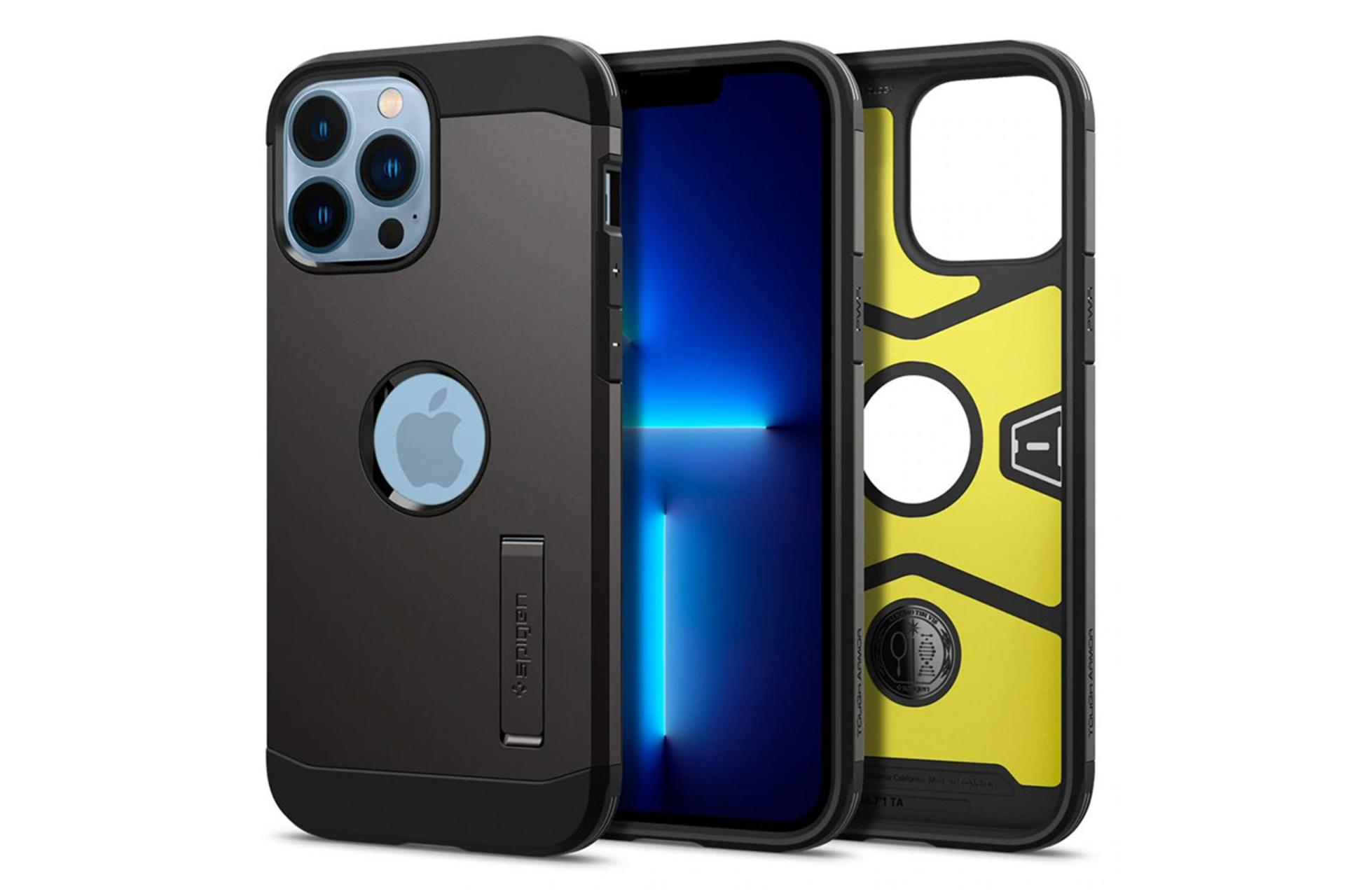 قاب گوشی اسپیگن Spigen Tough Armor Apple iPhone 13 Pro Max رنگ مشکی