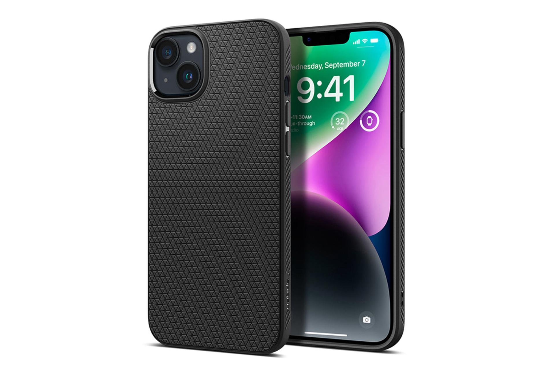 قاب گوشی اسپیگن Spigen Liquid Air Apple iPhone 14 Plus روی گوشی