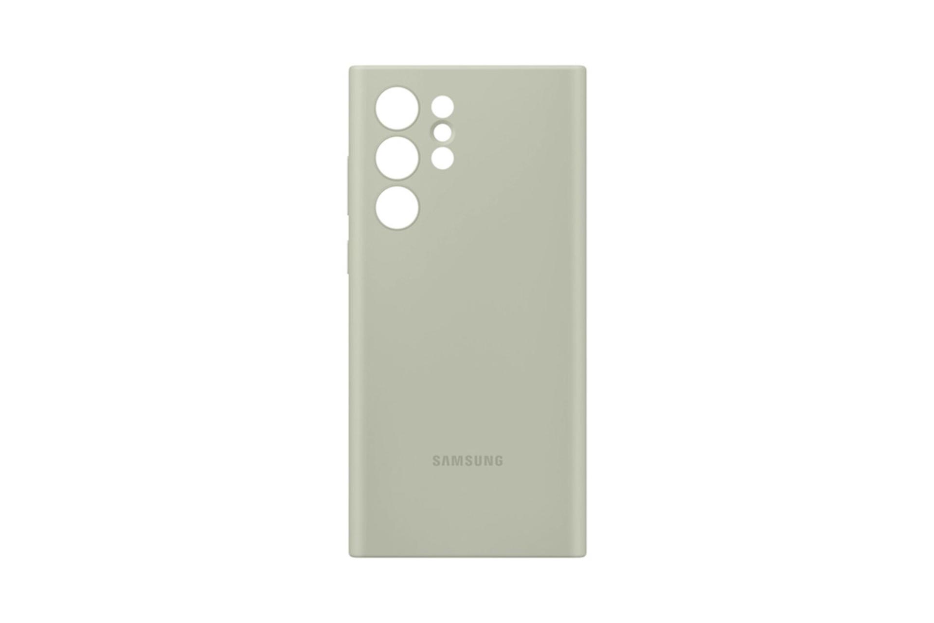 قاب گوشی سامسونگ Samsung Silicone For Samsung Galaxy S22 Ultra رنگ سفید
