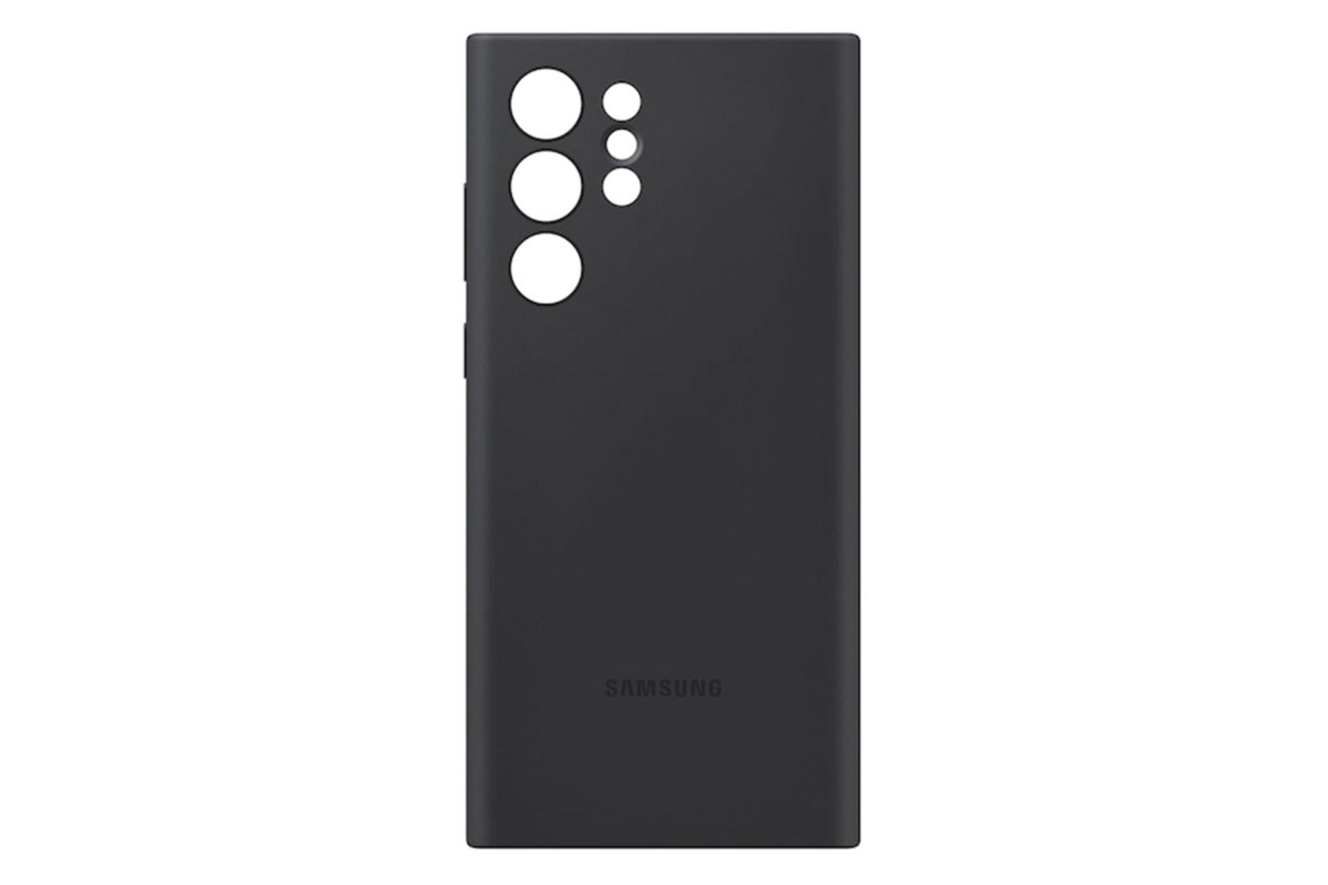 مرجع متخصصين ايران قاب موبايل سامسونگ Samsung Silicone For Samsung Galaxy S22 Ultra نماي پشت