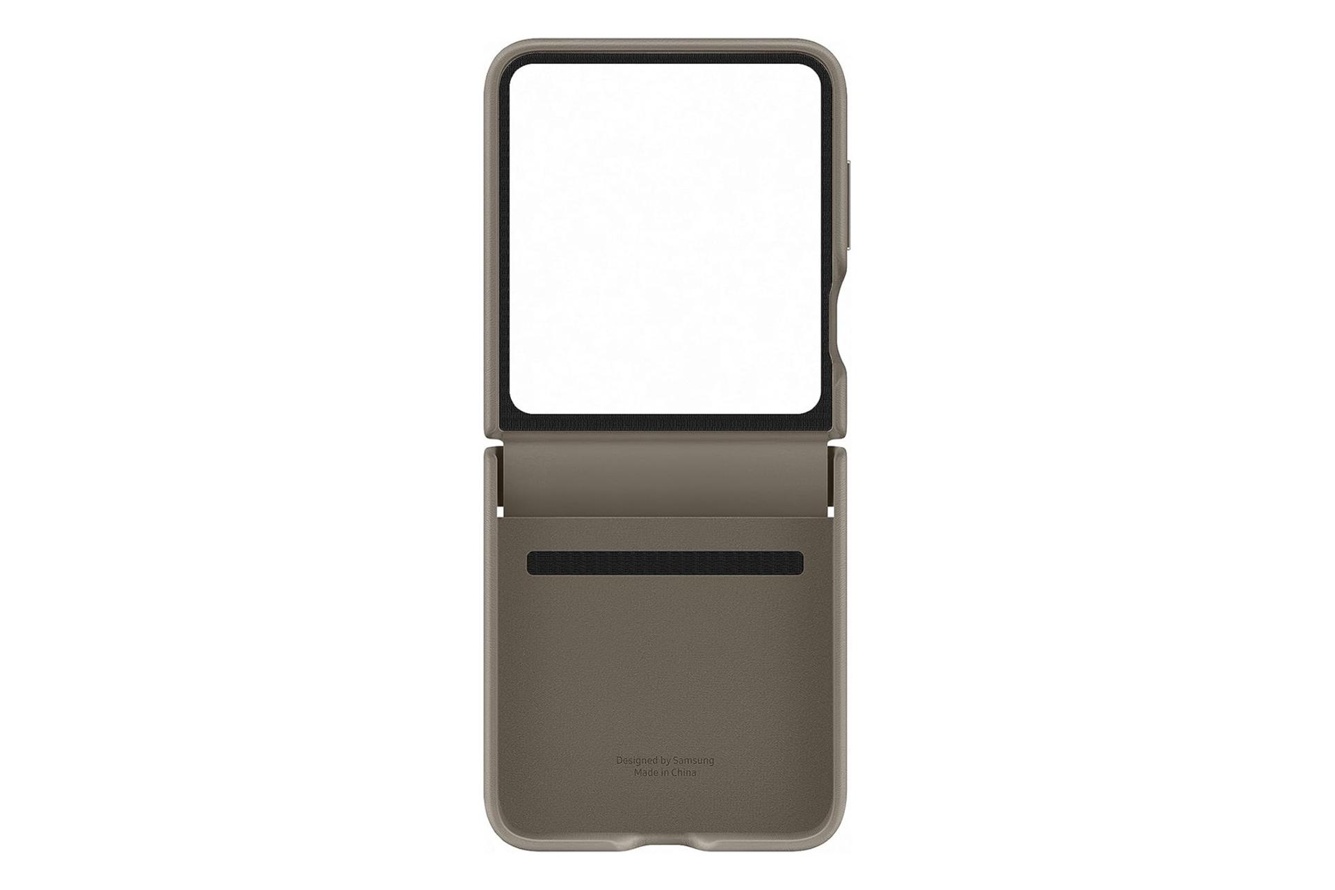 قاب گوشی سامسونگ Samsung Flap Eco-Leather For Samsung Galaxy Z Flip5 نمای داخل