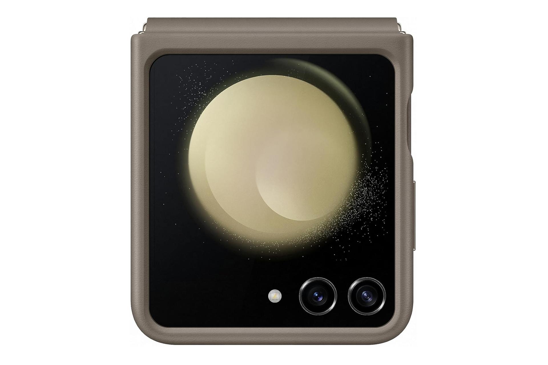 قاب گوشی سامسونگ Samsung Flap Eco-Leather For Samsung Galaxy Z Flip5 روی گوشی