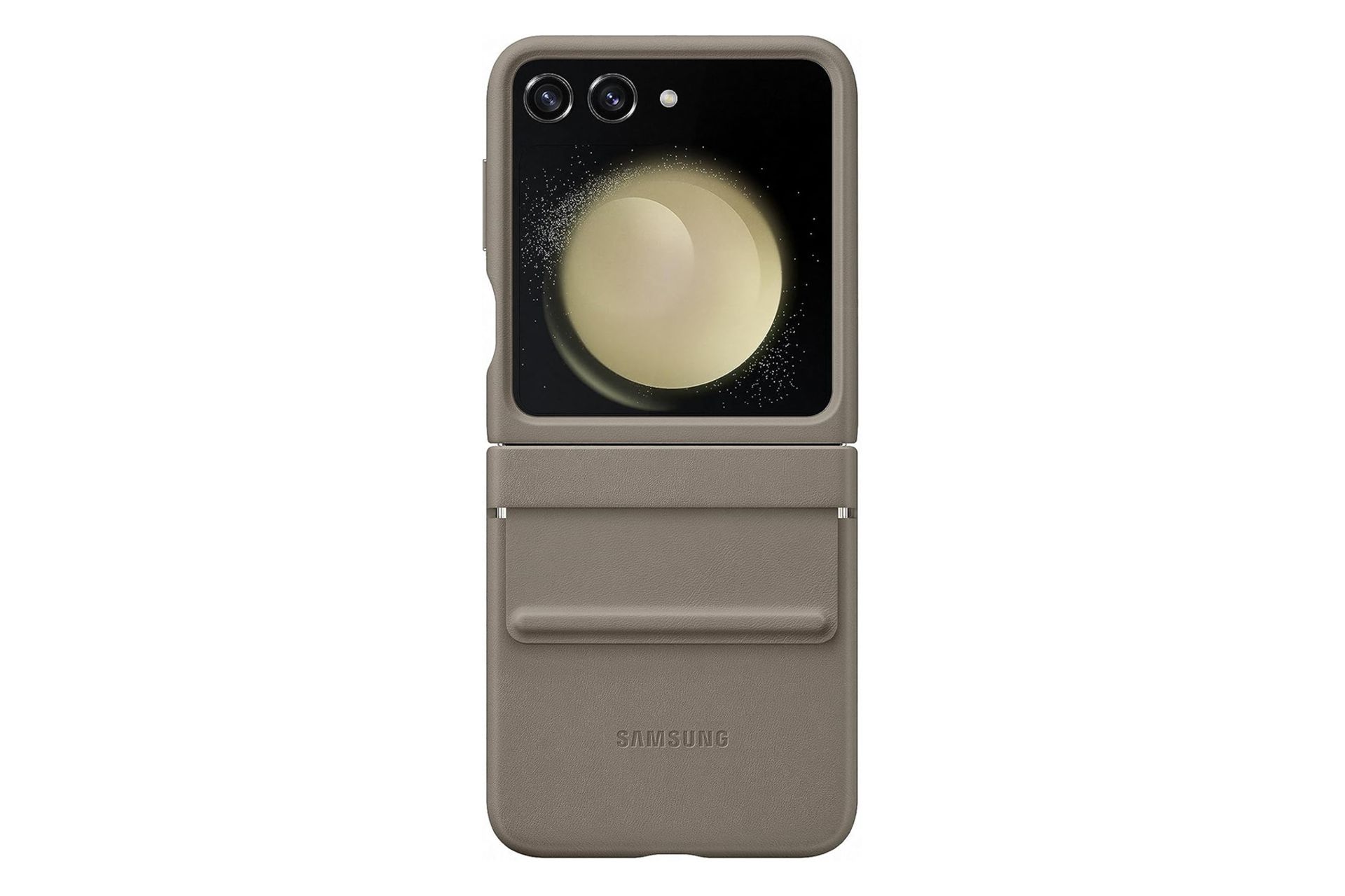 قاب گوشی سامسونگ Samsung Flap Eco-Leather For Samsung Galaxy Z Flip5 نمای پشت