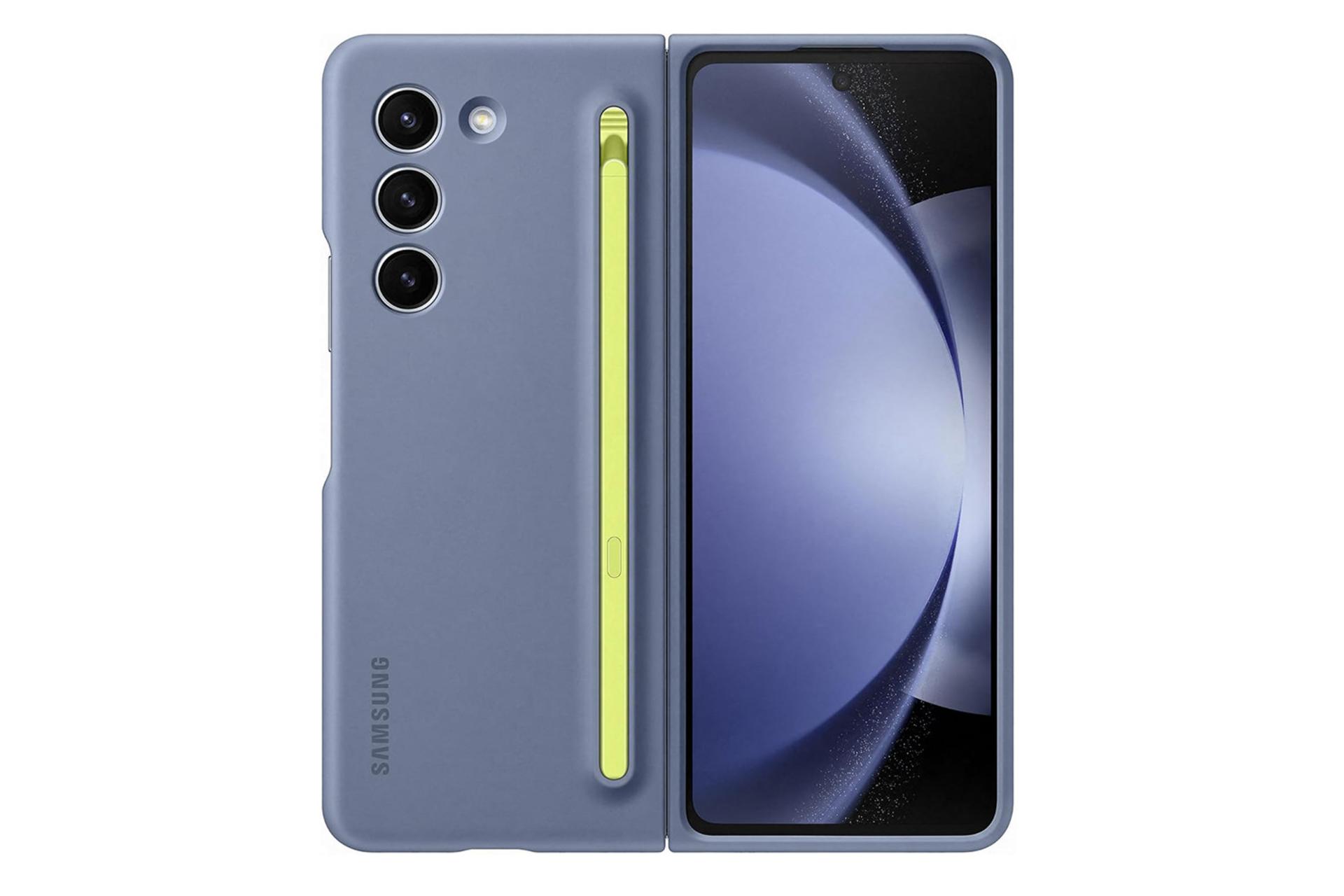 قاب گوشی سامسونگ Samsung Slim S Pen For Samsung Galaxy Z Fold5 With S-Pen رنگ آبی